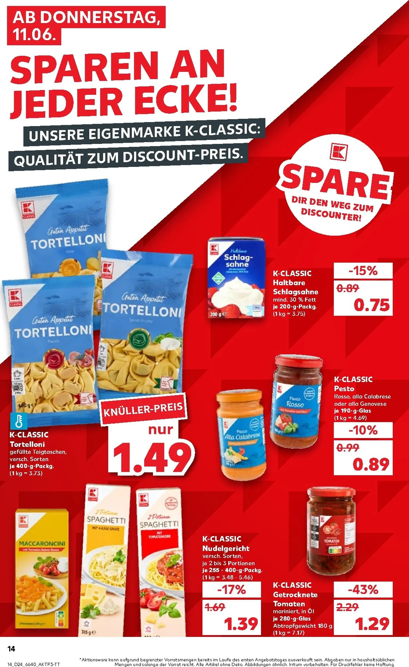 Kaufland Prospekt – von Donnerstag 11.06.2026 bis Mittwoch 17.06.2026 von 11. Juni bis 17. Juni 2026 - Prospekt seite 14