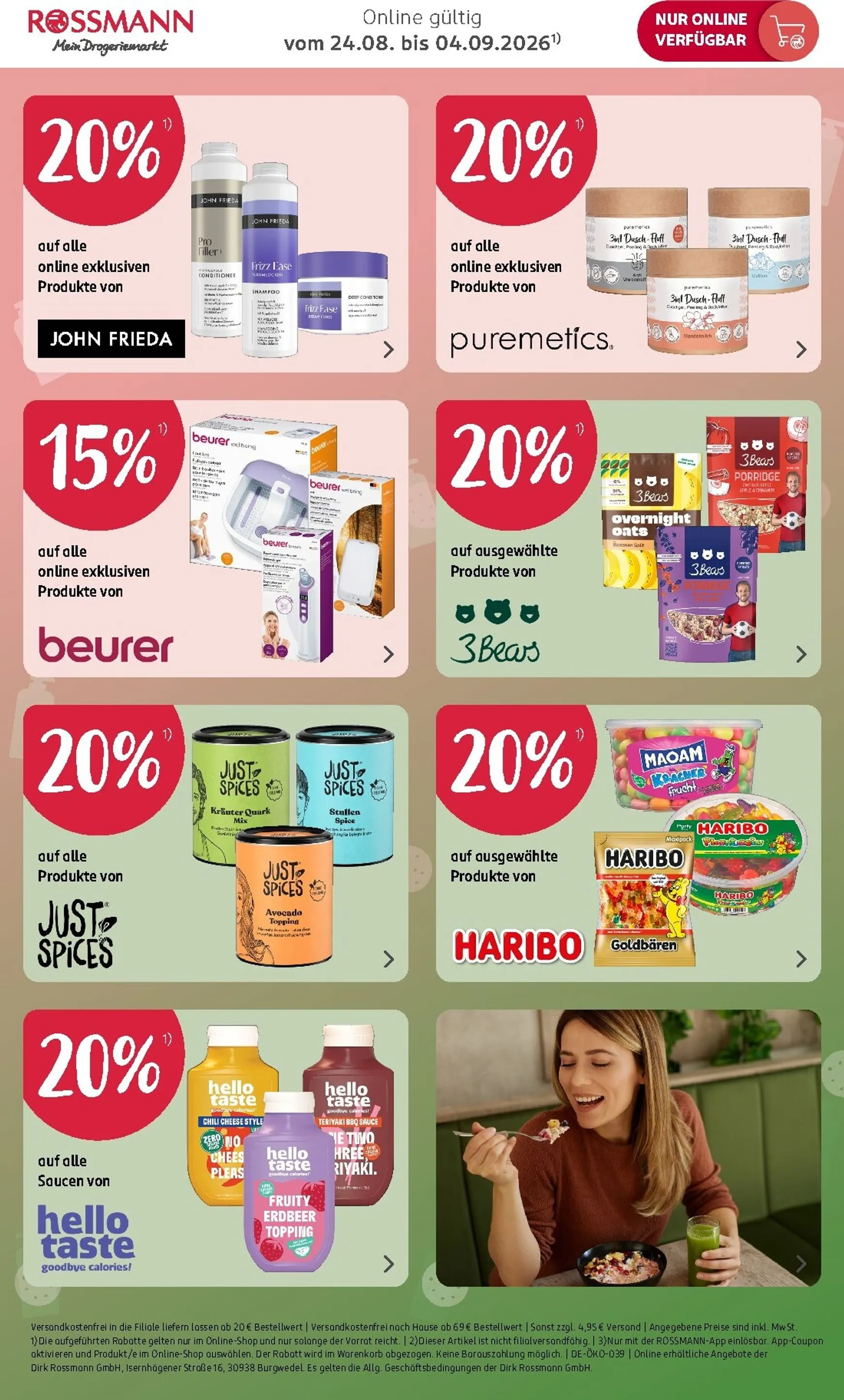 ROSSMANN - Online Angebote Prospekt – von Montag 24.08.2026 bis Freitag 04.09.2026 von 24. August bis 4. September 2026 - Prospekt seite 3