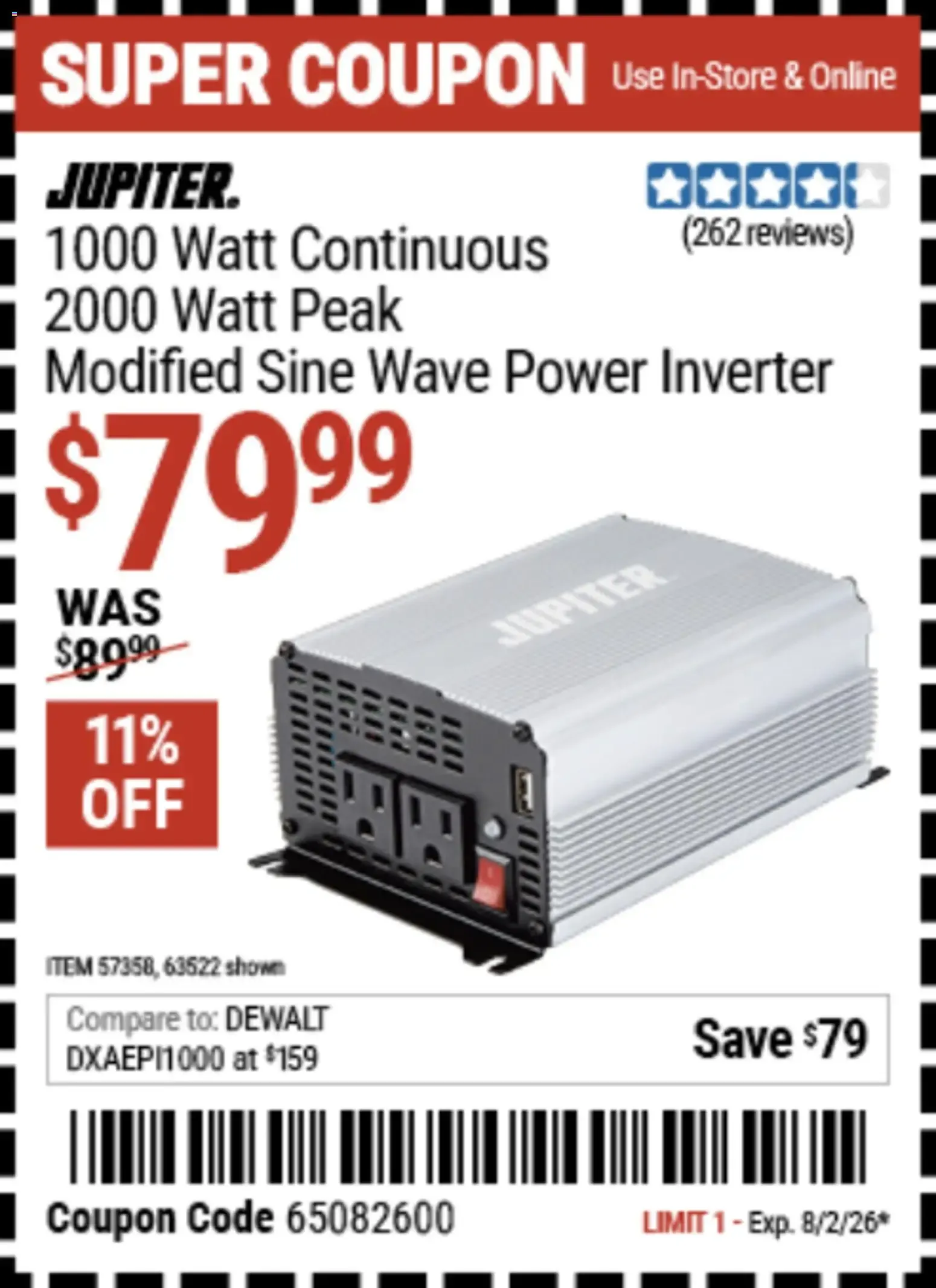 Weekly ad Harbor Freight Coupon Deals from July 20 to August 2 2026 - Page 21