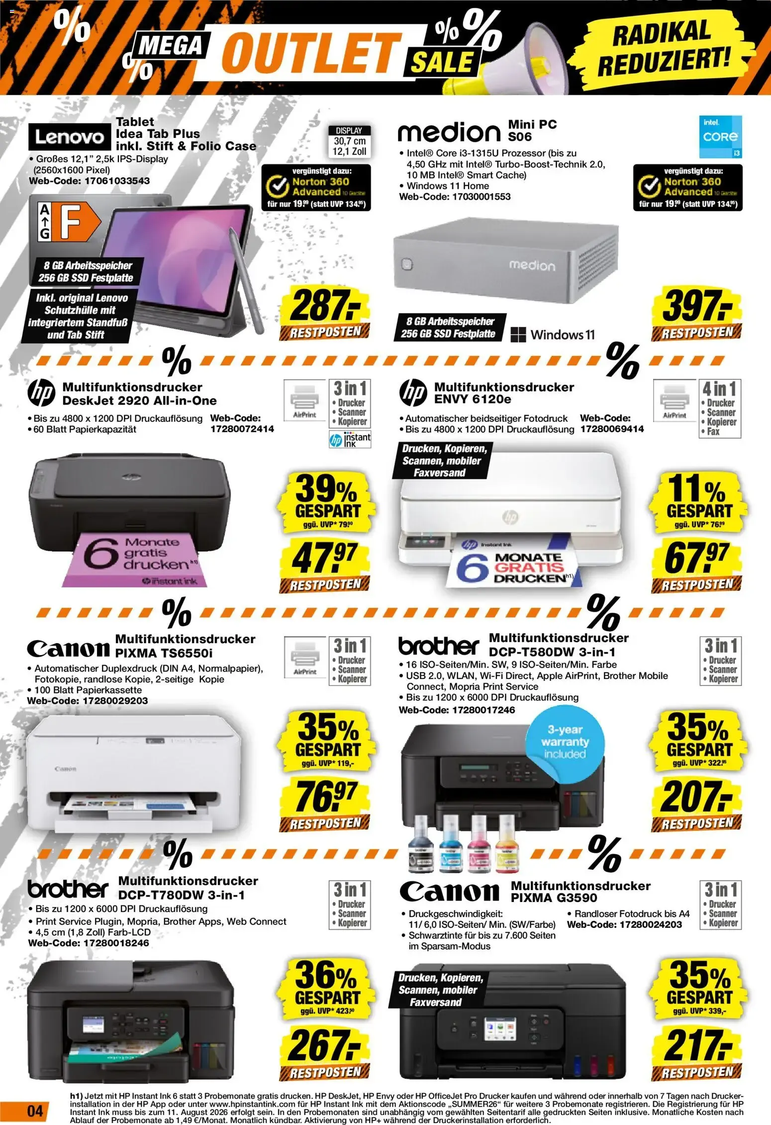 Expert Technikmarkt Mega Outlet Sale von 24. Juli bis 30. Juli 2026 - Prospekt seite 4