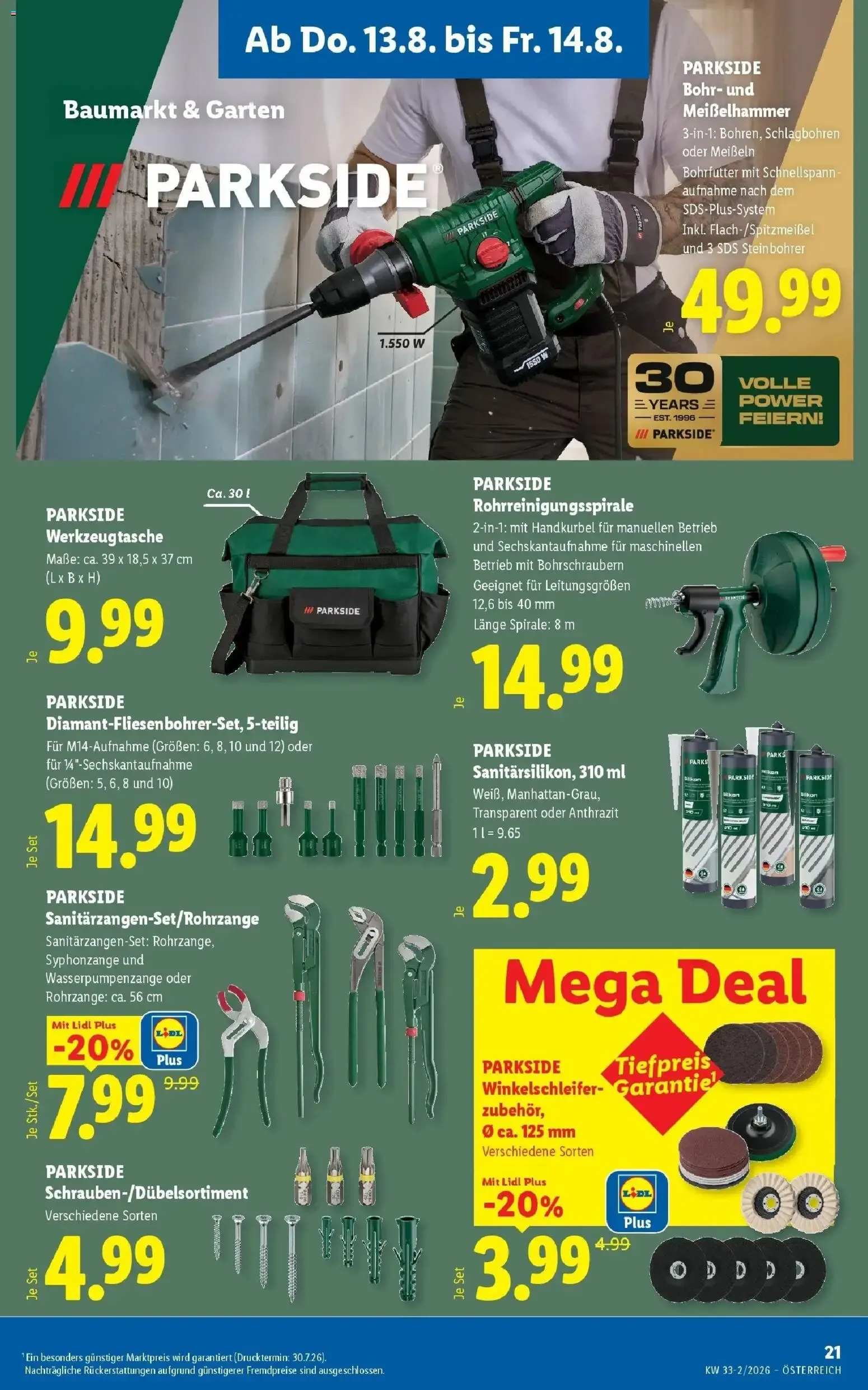Mit Lidl Plus Österreichs günstigste Preise von 13. August bis 14. August 2026 - Flugblätt seite  25