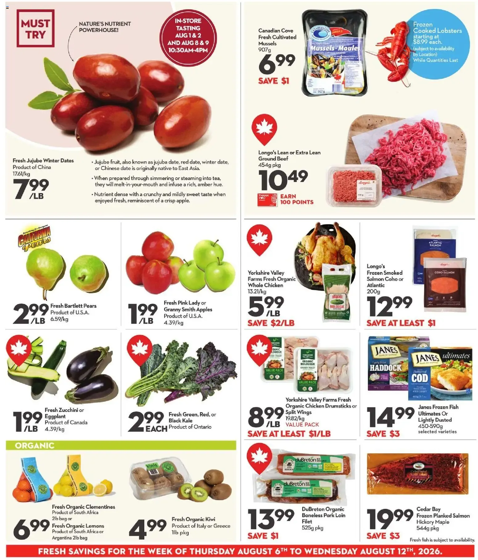 Longo's weekly flyer / circulaire from August 6 to August 12 2026 - flyer page 5