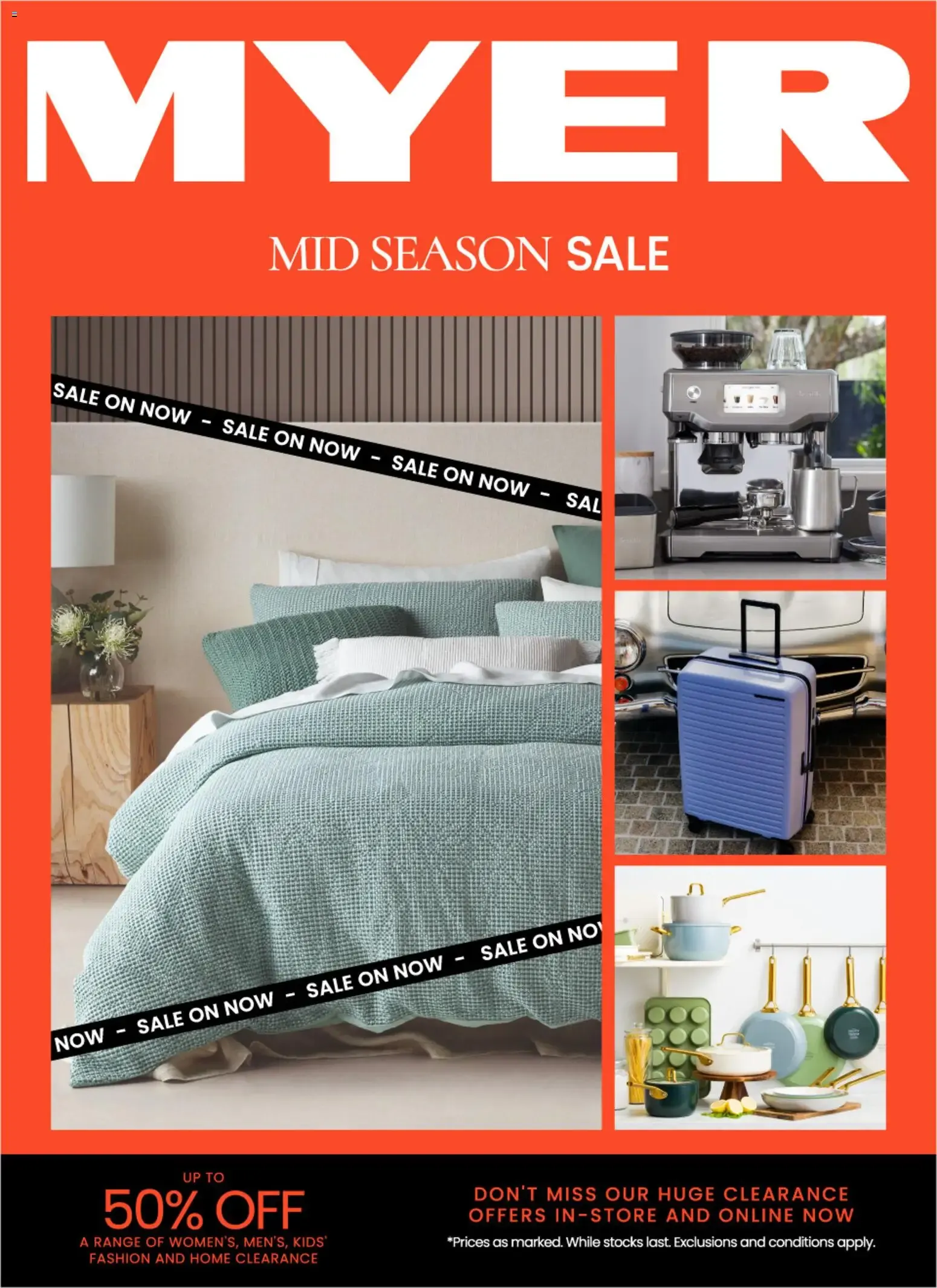 Myer Mid Season Sale - Catalogue valid from 9 September to 29 September 2026 - page 1