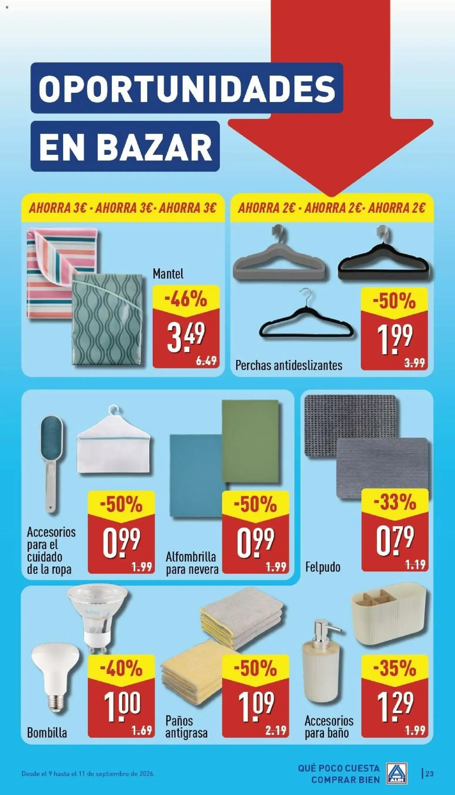 Catálogo de Aldi folleto Canarias del 07/09/2026 | Catálogo 7 de septiembre al 13 de septiembre 2026 - Página 23