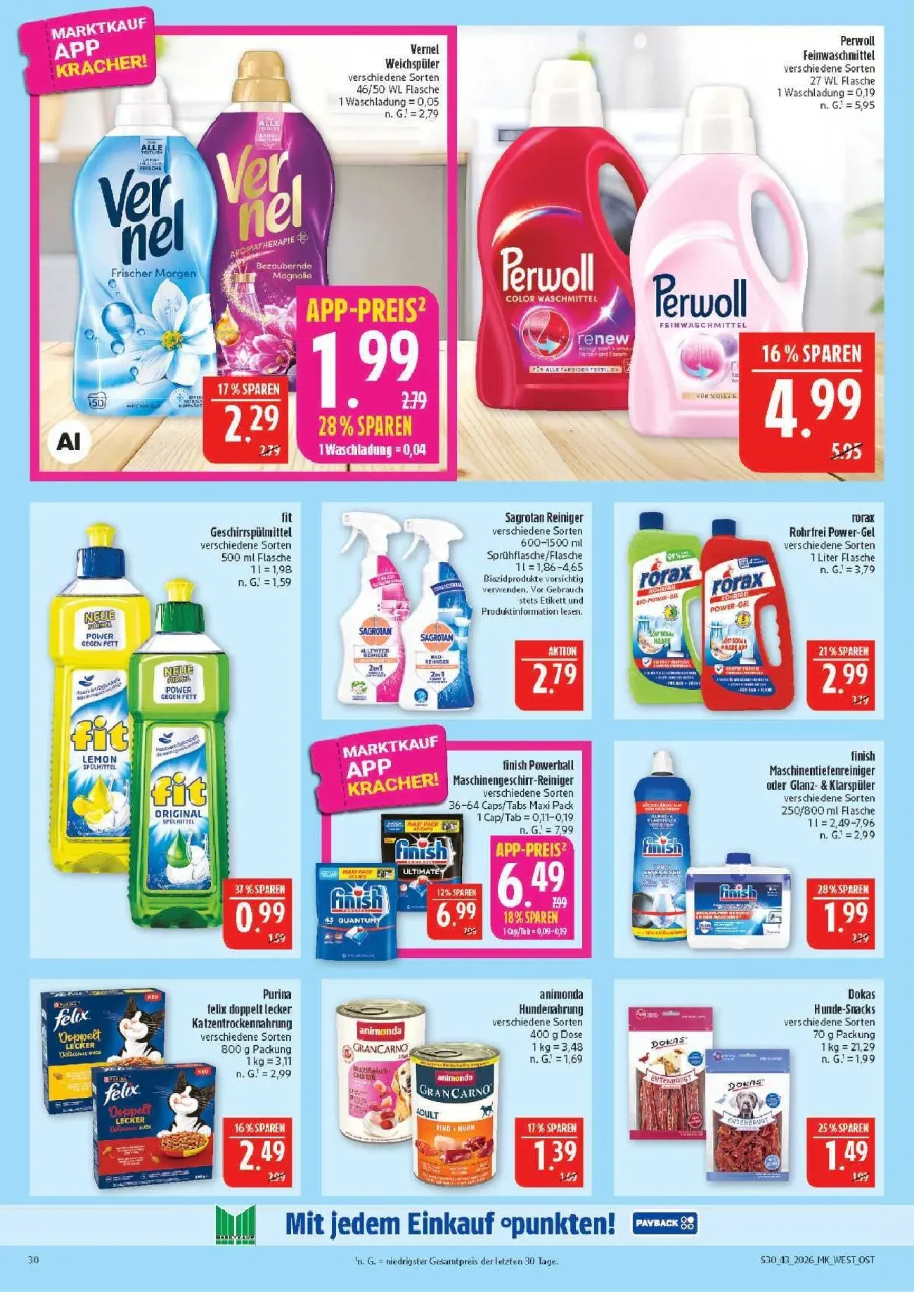Marktkauf App: Scannen & Clever Sparen von 19. Oktober bis 24. Oktober 2026 - Prospekt seite 30