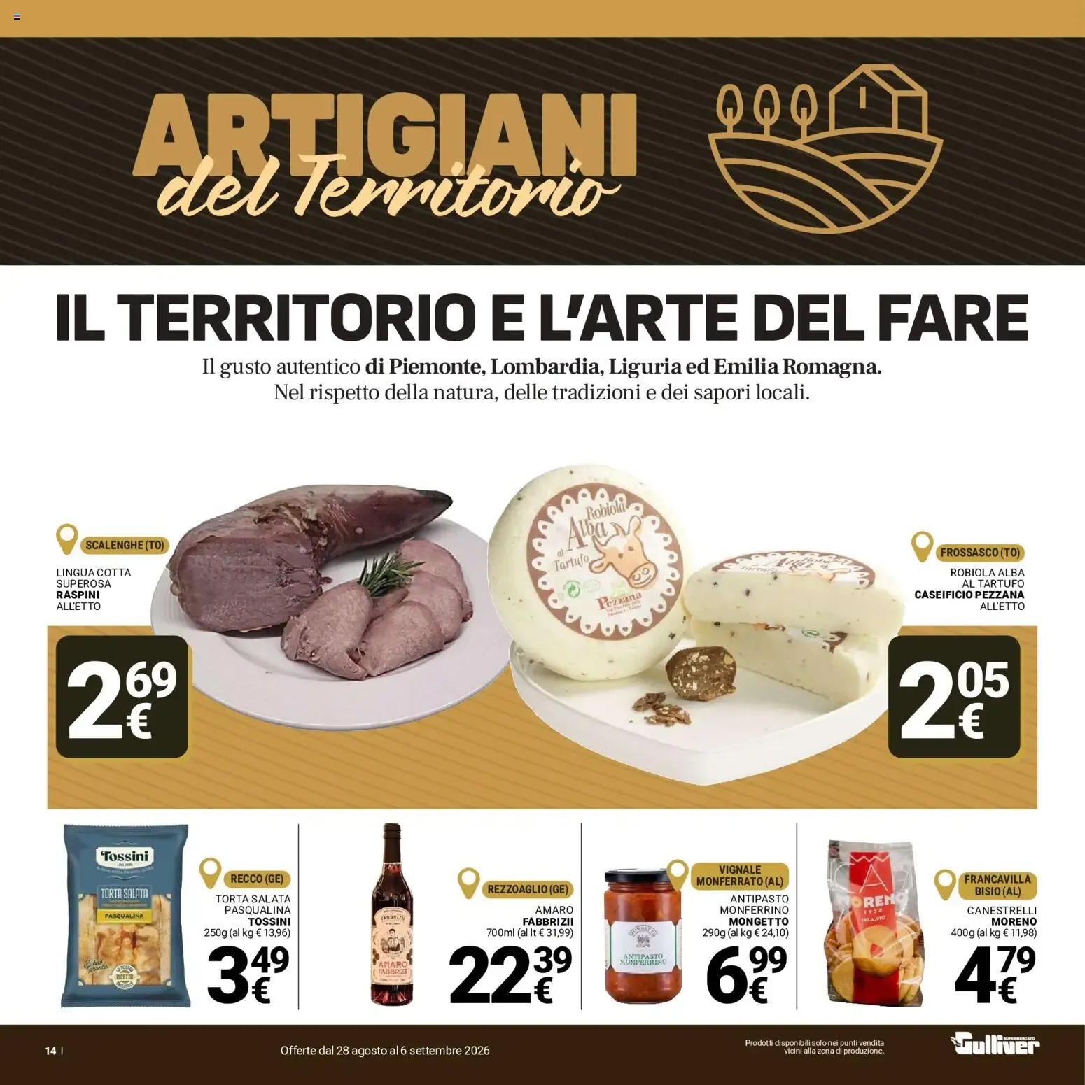 Nuovo Gulliver volantino dal 28/08/2026 > offerte anteprima 🛍️ da 28 agosto a 6 settembre di 2026 - Pagina del volantino 14
