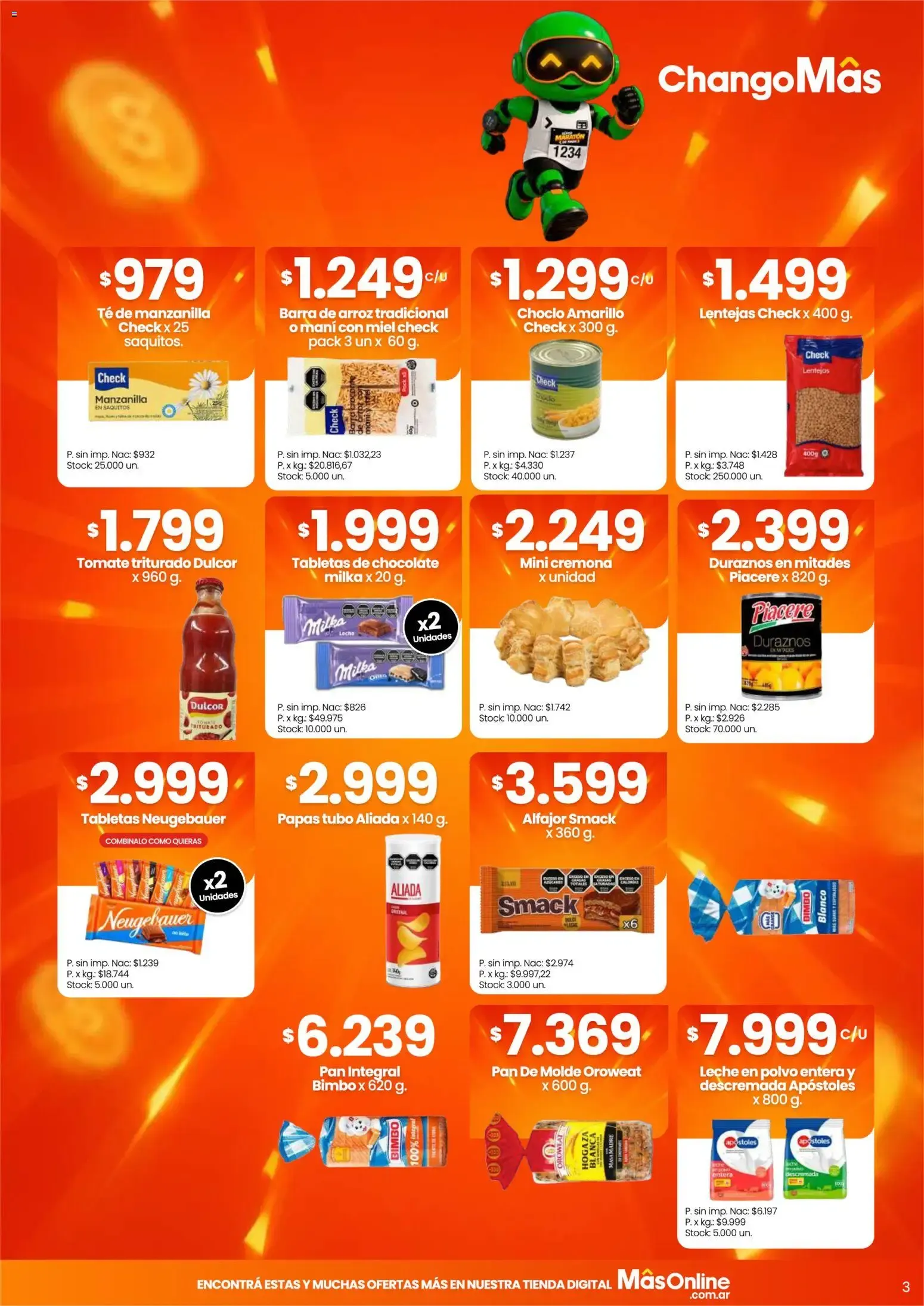 Ofertas de Changomas Súper Maratón || del 28/07/2026 - 03/08/2026 || Catálogo 28 de julio al 3 de agosto 2026 - Página 3 del catálogo