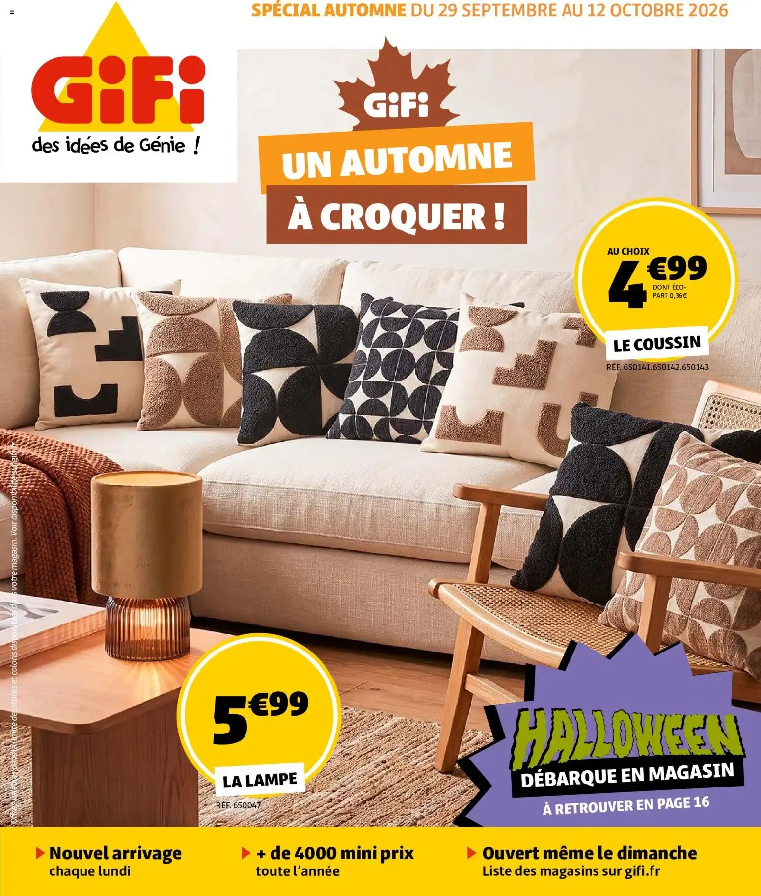 GiFi - Spécial Automne : Un Automne à Croquer! du 29 septembre au 12 octobre 2026 - Catalogue page 1