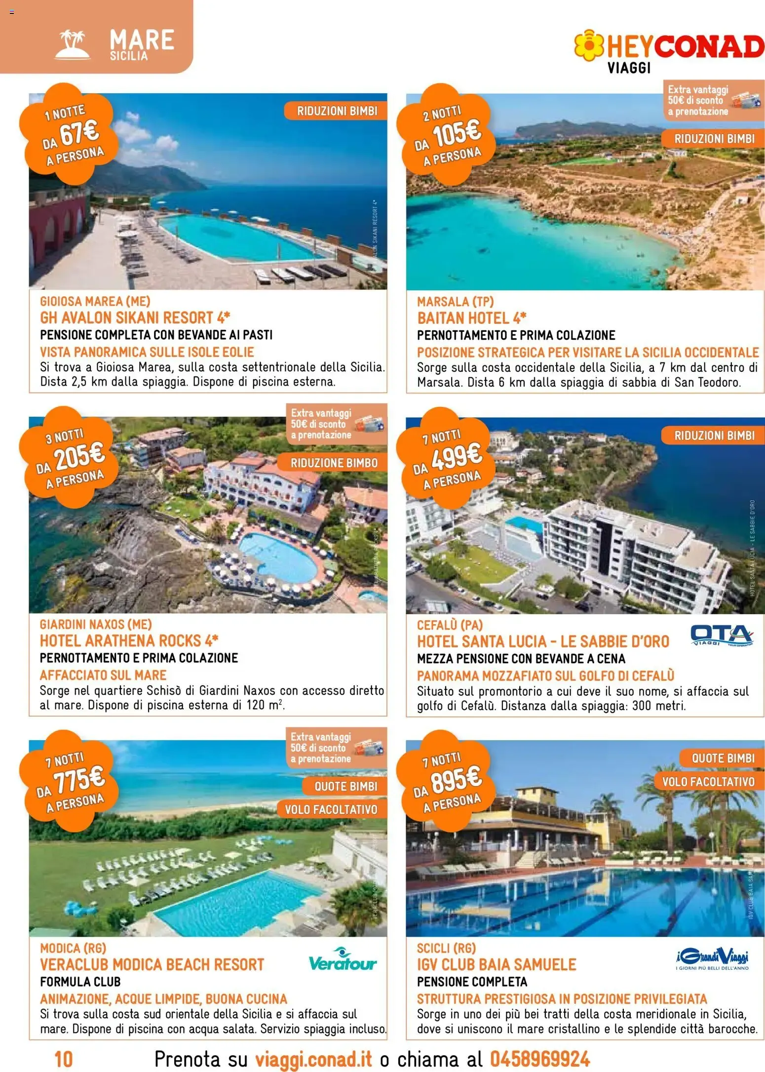 Catalogo Vacanze Estive Last Minute da 1 giugno a 30 settembre di 2026 - Pagina del volantino 10