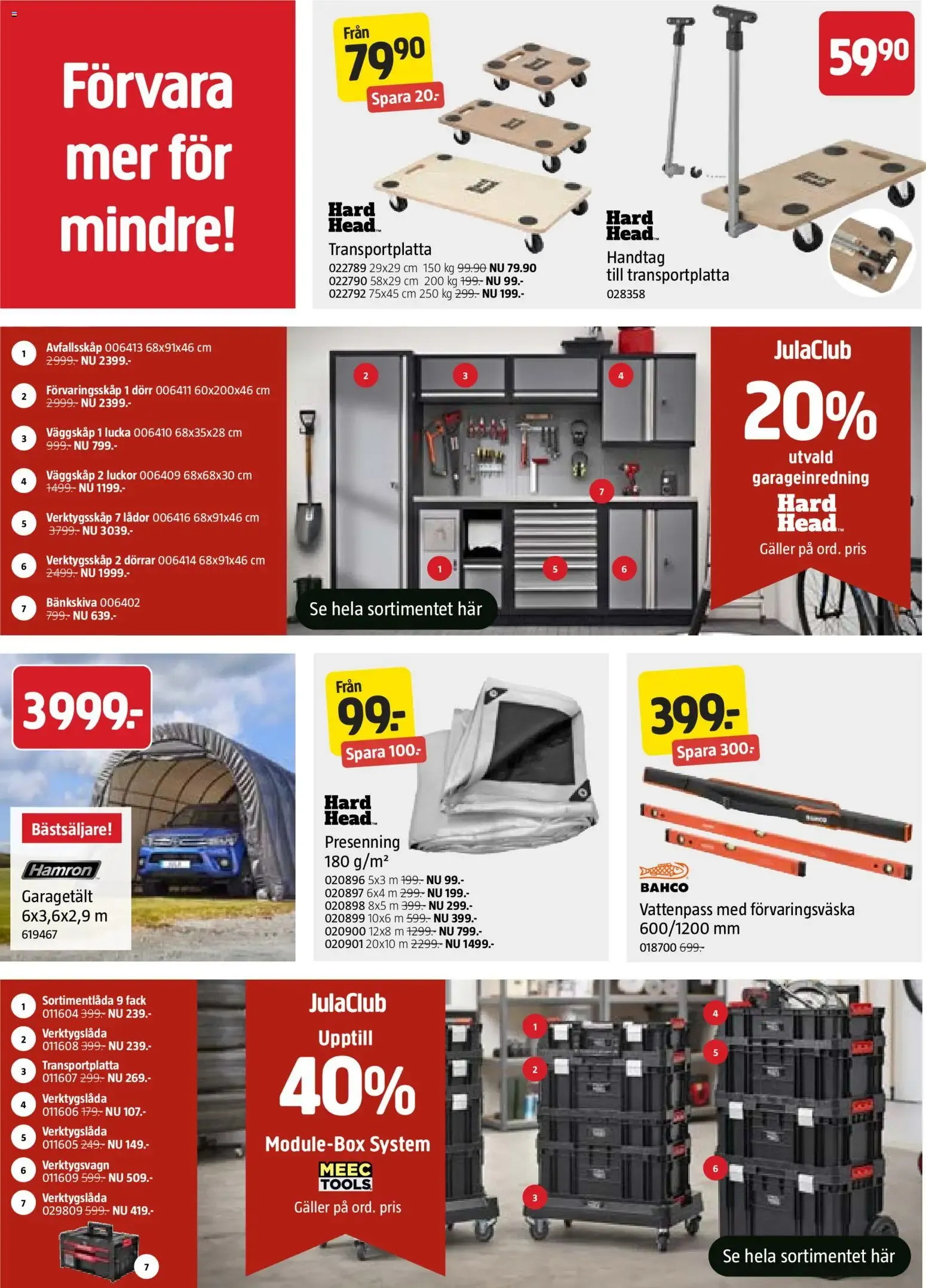 Jula erbjudanden från 10/09/2026 - 23/09/2026 > Reklamblad nuvarande rabatter från 10 september till 23 september 2026 - Reklamblad sidor 2