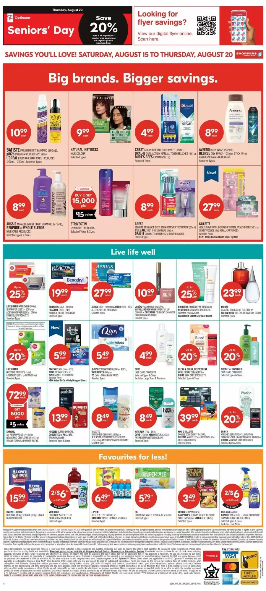 Shoppers Drug Mart flyer week 33 from August 15 to August 20 2026 - flyer page 4
