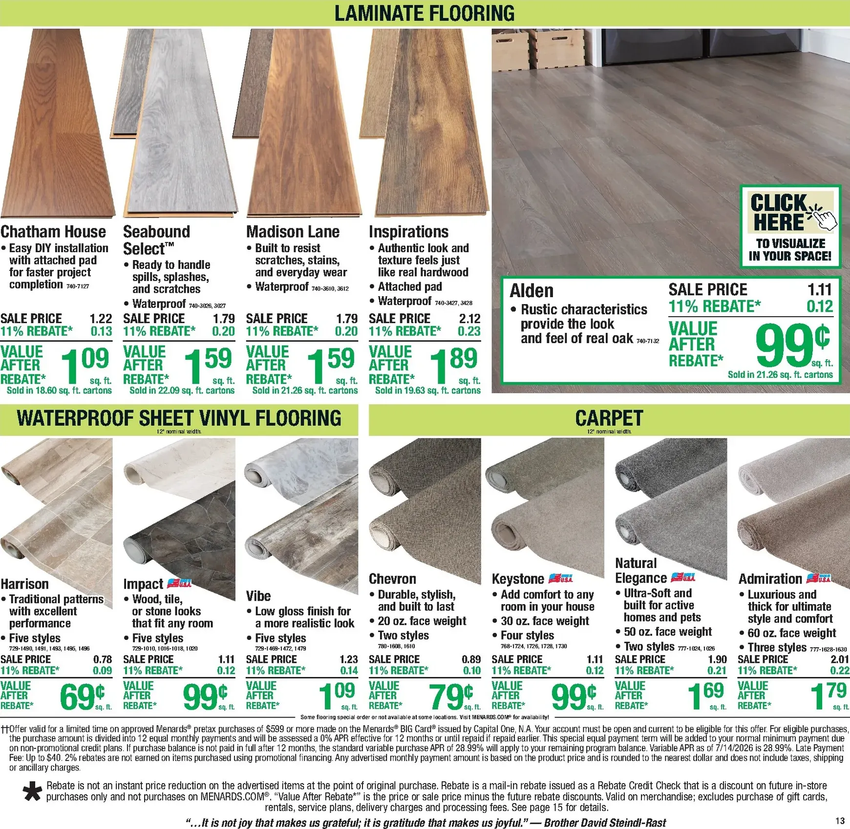 Weekly ad 11% REBATE ON EVERYTHING! from August 13 to August 23 2026 - Page 16