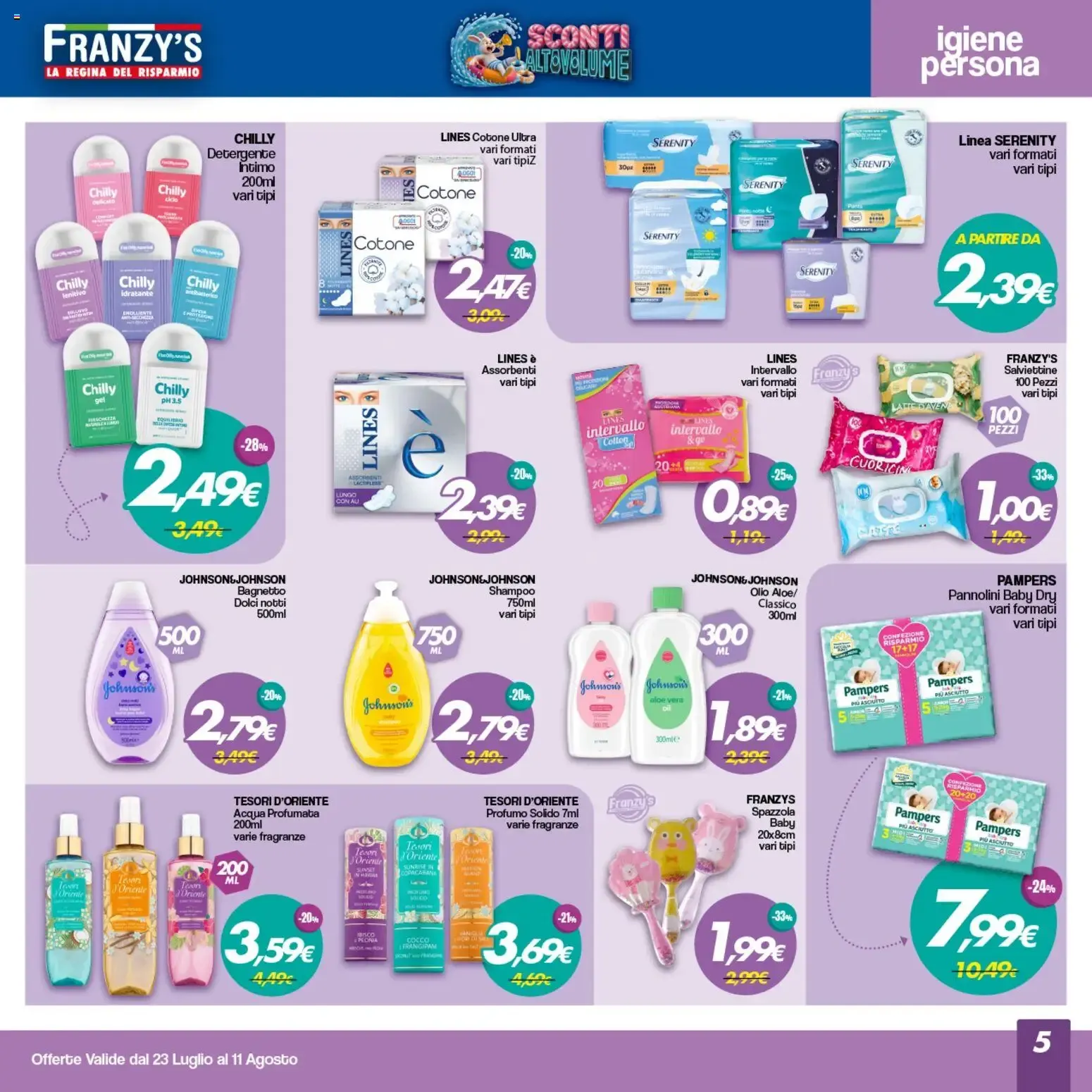Franzy's Sconti Altovolume da 23 luglio a 11 agosto di 2026 - Pagina del volantino 5