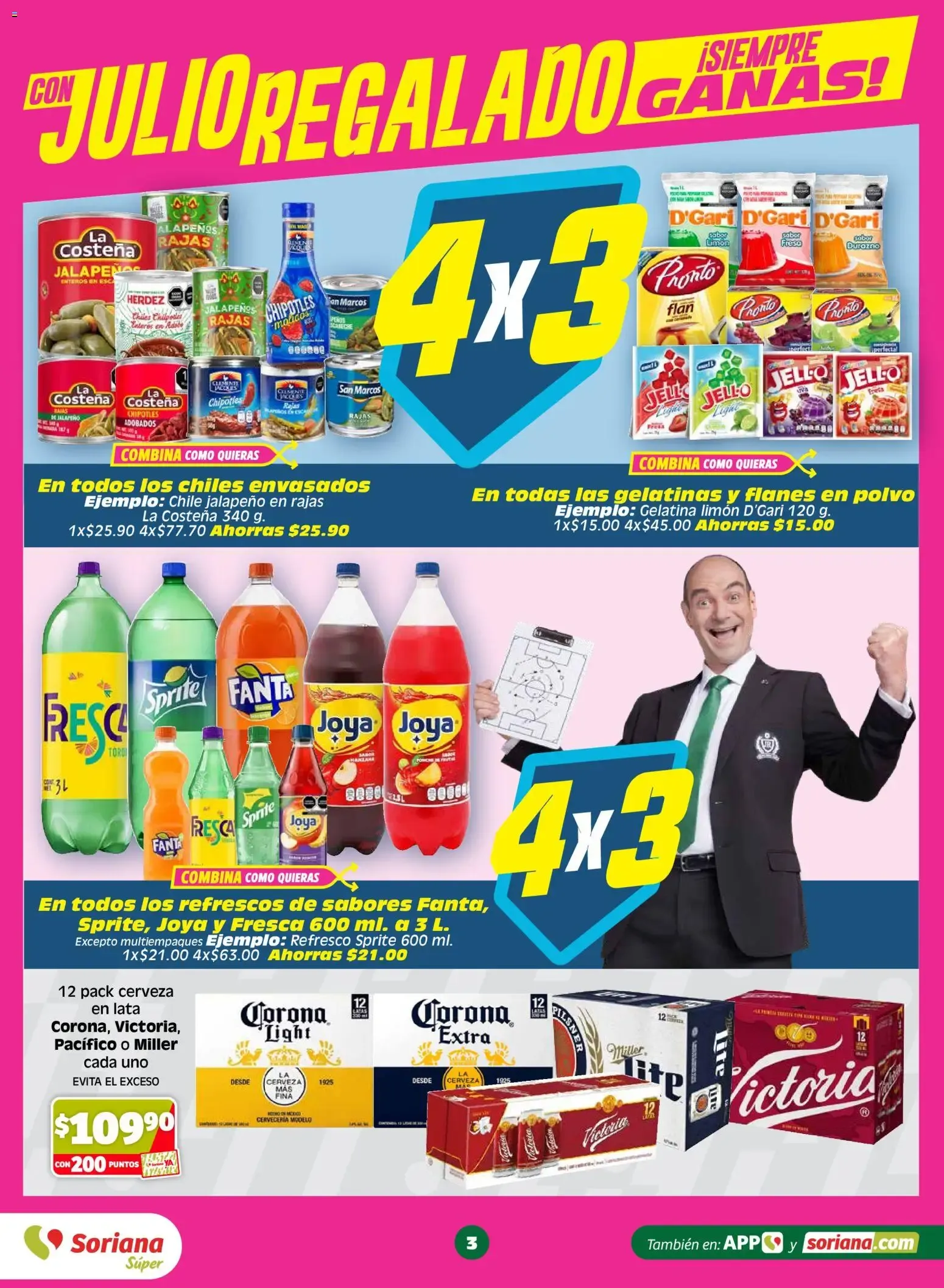 Catálogo de SORIANA ofertas hoy de 03/07/2026 - Folleto Julio 3 de julio al 9 de julio 2026 - Pagina 3