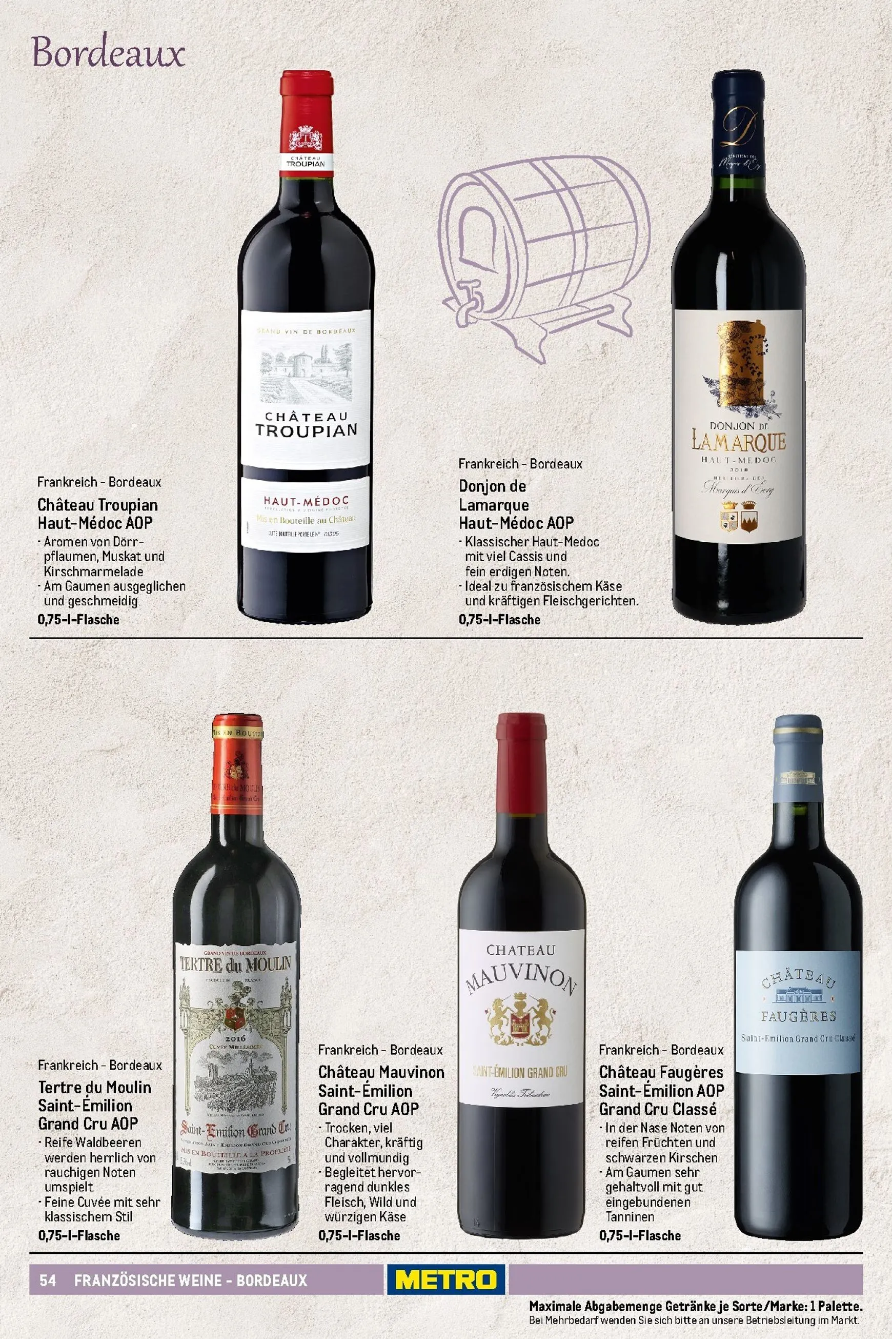 Sortimentskatalog Wein und Sekt für die perfekte Weinkarte von 1. November bis 30. September 2026 - Prospekt seite 55