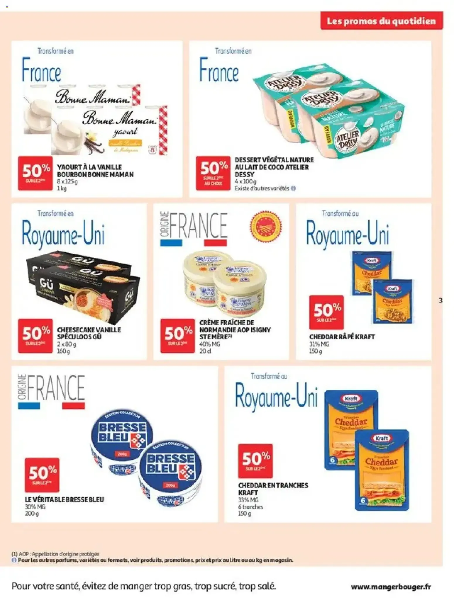 Auchan Les promos du moment à partir du 01/09/2026 - promo en ligne du 1 septembre au 13 septembre 2026 - Catalogue page 3
