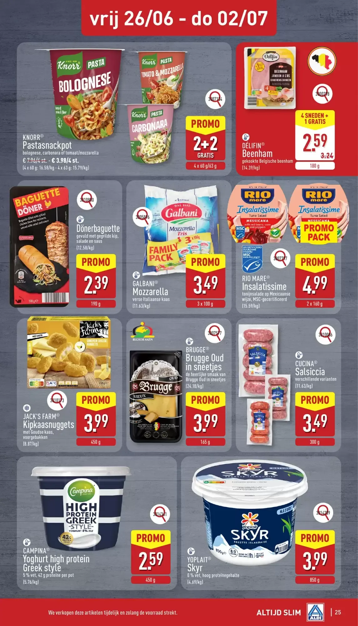 ALDI Folder van ma 22/06 t.e.m. zat 27/06 van 22 juni tot 27 juni 2026 - folder pagina 25