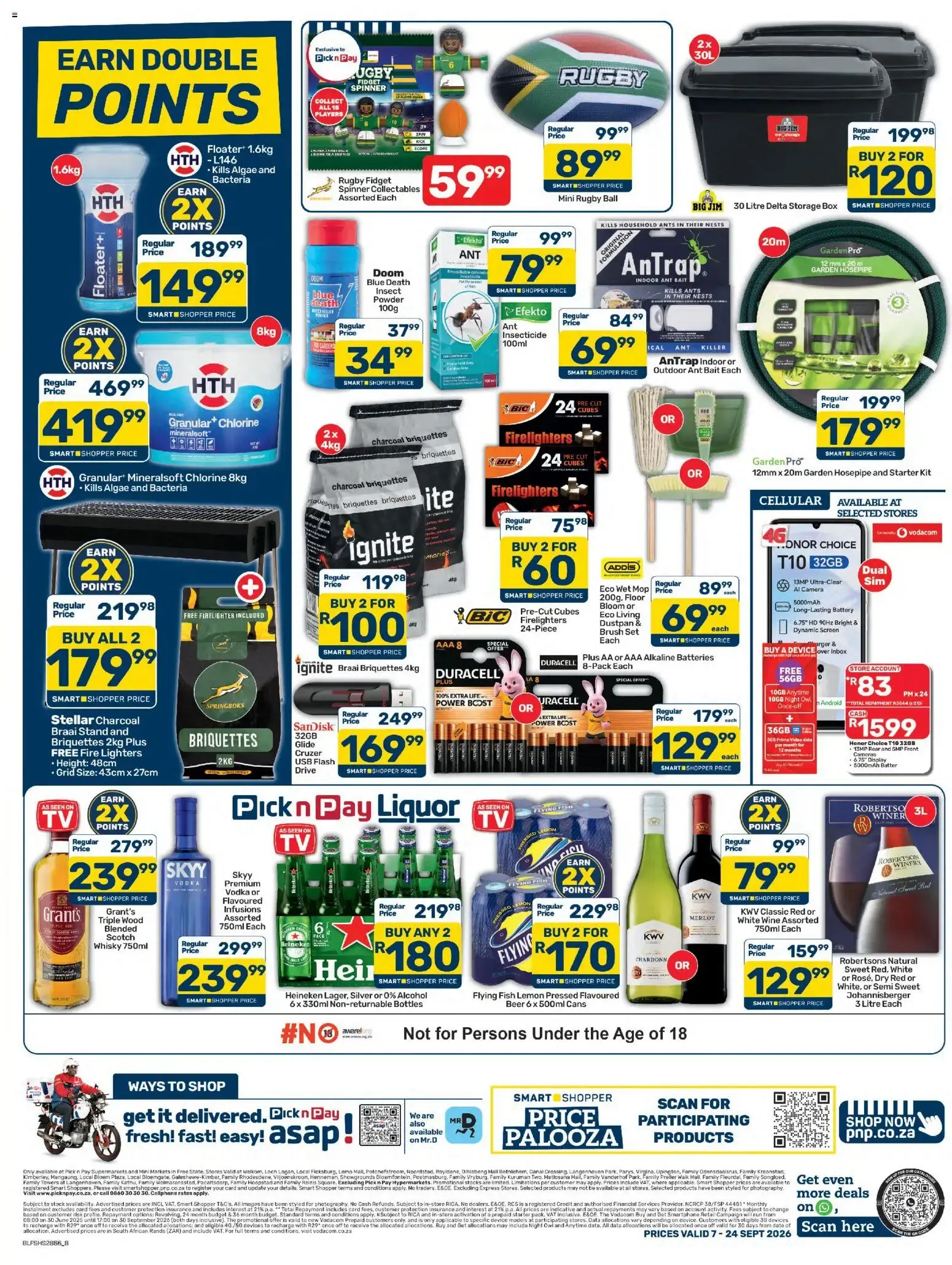 Pick n Pay Smart Shopper Price Palooza from 7 September to 24 September 2026 - Catalogue Page 8