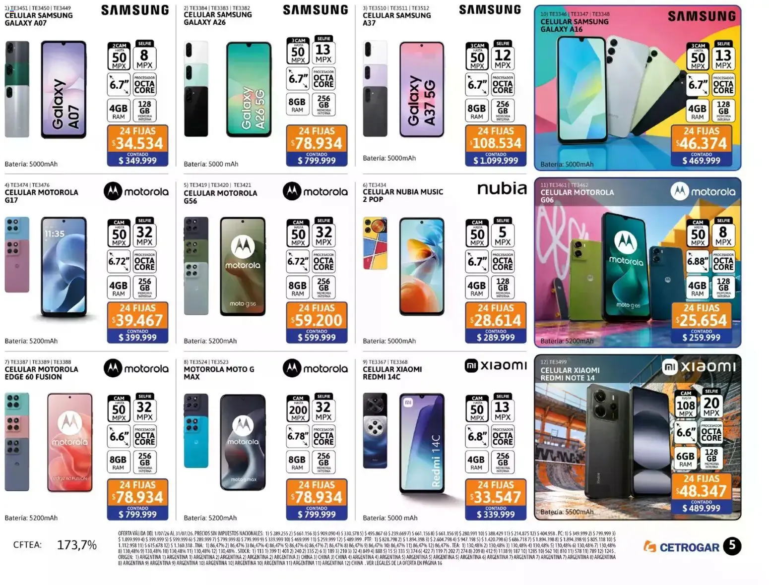 Ofertas de Cetrogar catálogo del 01/07/2026 - 31/07/2026 1 de julio al 31 de julio 2026 - Página 5 del catálogo