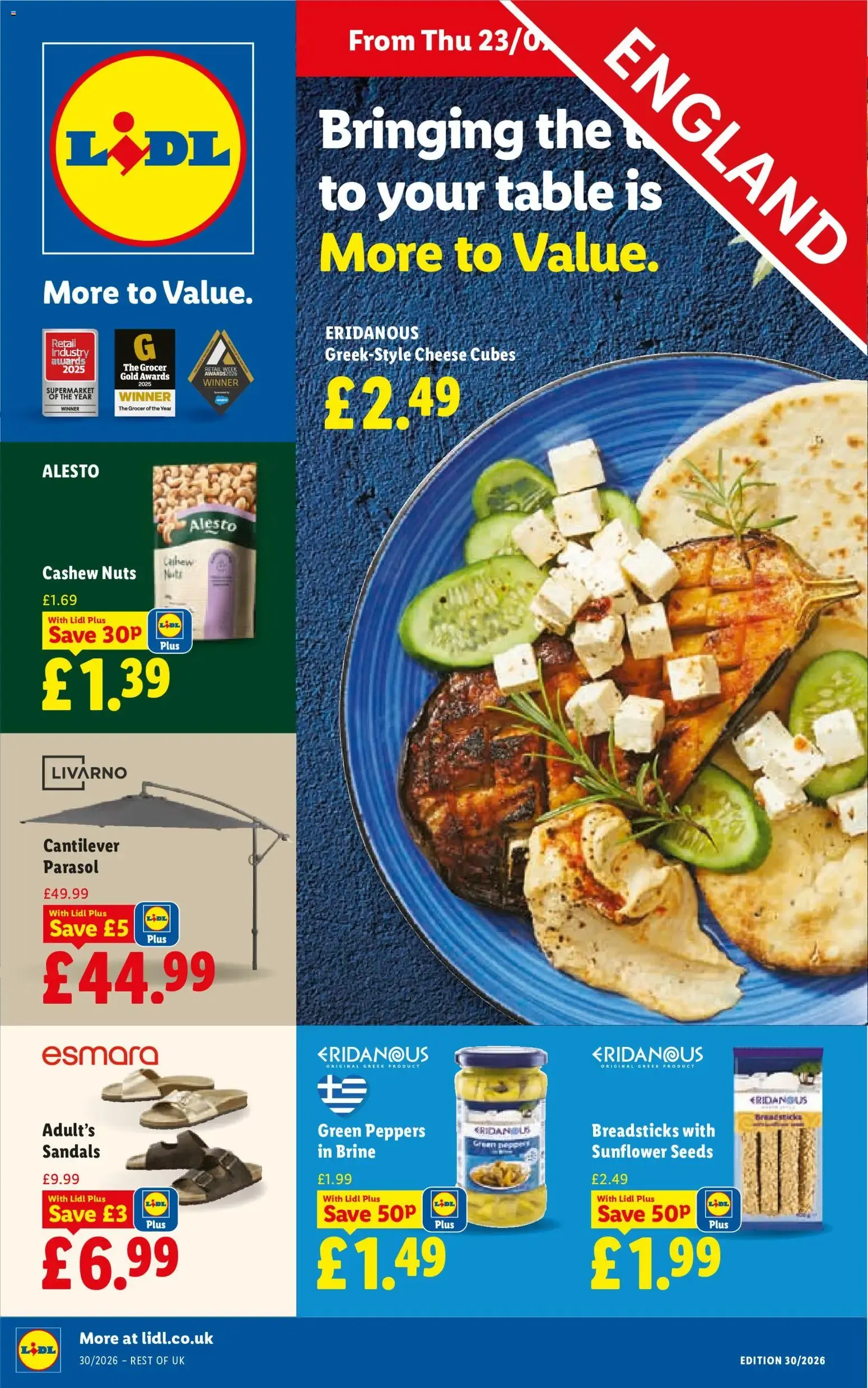 Weekly offers Lidl (23/07/2026 - 29/07/2026) - Offers Online from 23 July to 29 July 2026 - Catalogue Page 1