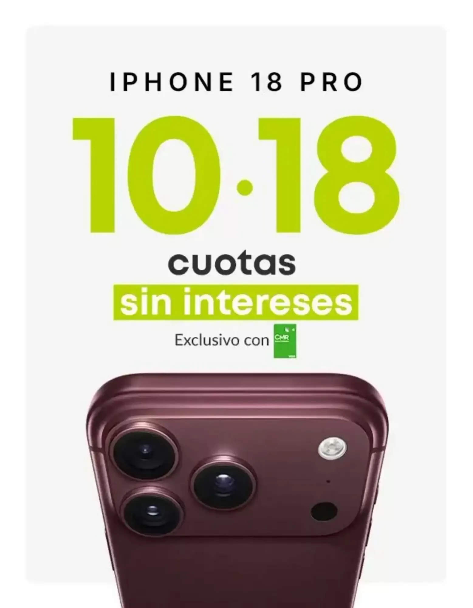 Catalogo de IPHONE 18 PRO 7 de octubre al 22 de octubre 2026 - Pag 1