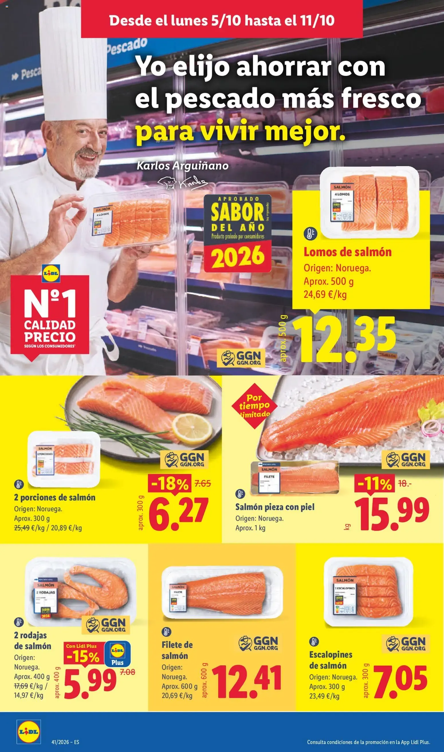 Catálogo de Lidl folleto del 05/10/2026 | Ofertas 5 de octubre al 11 de octubre 2026 - Página 8