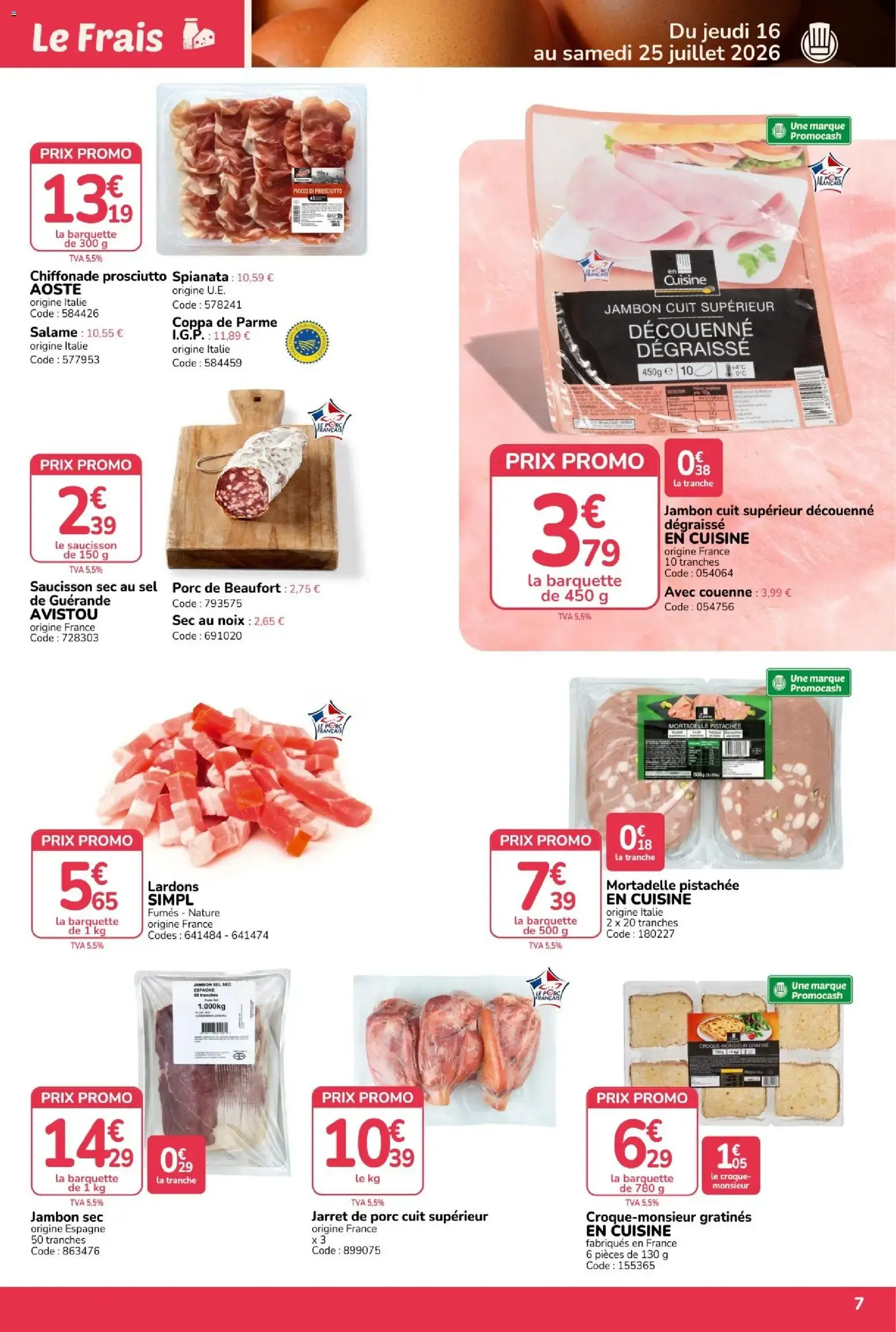 Promocash - Rendez-vous Promos du 16 juillet au 25 juillet 2026 - Catalogue page 7