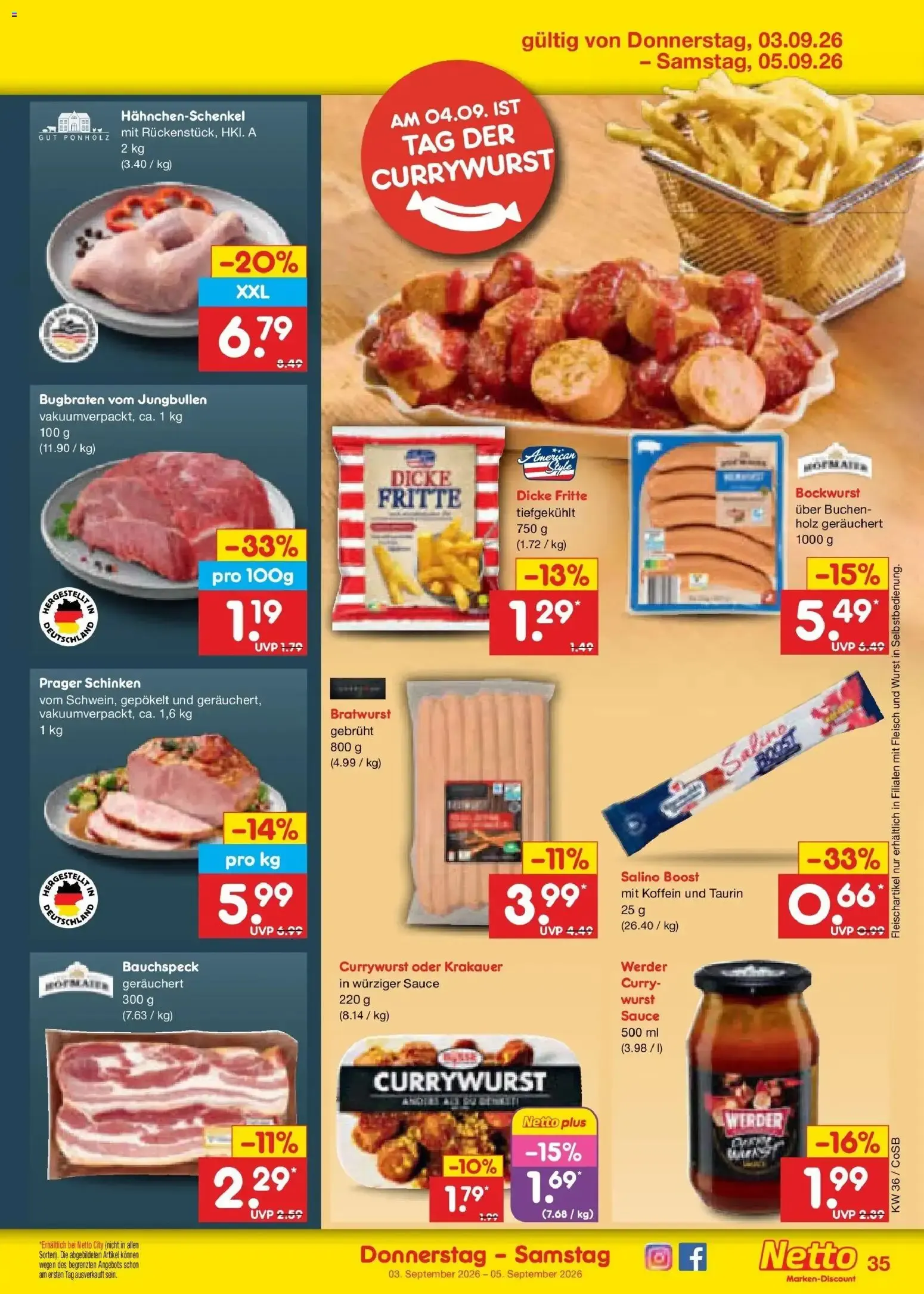 Netto Marken-Discount XXL SPAR GANZ NAH von 31. August bis 5. September 2026 - Prospekt seite 47