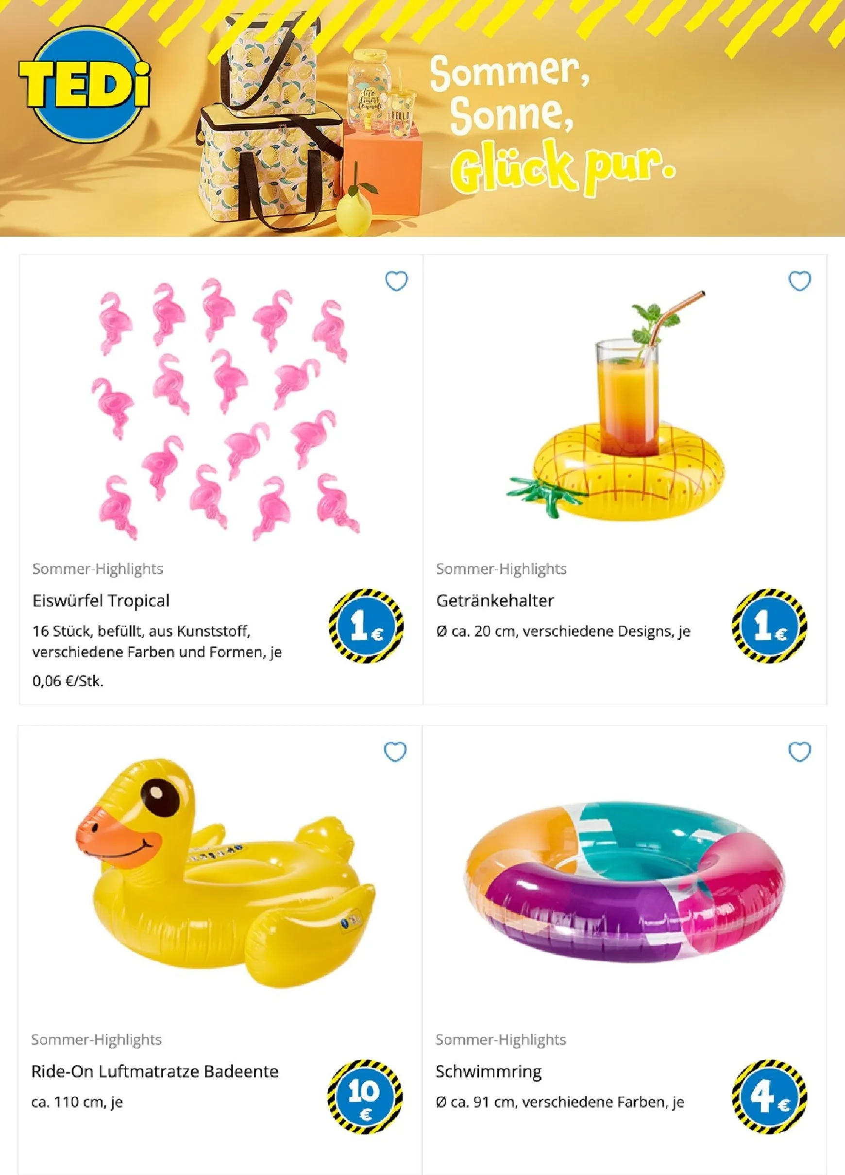 TEDi Sommer, Sonne, Glück pur. von 1. Juni bis 30. Juni 2026 - Prospekt seite 4