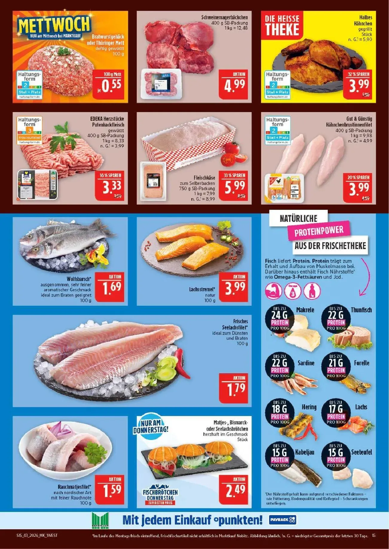 Marktkauf App: Scannen & Clever Sparen von 19. Oktober bis 24. Oktober 2026 - Prospekt seite 15