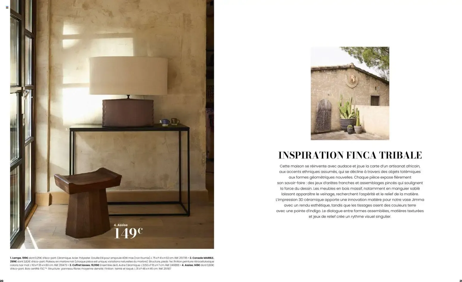 Maisons du Monde - Itinéraire Estival Collection Printemps - Été 2026 du 16 février au 1 septembre 2026 - Catalogue page 11