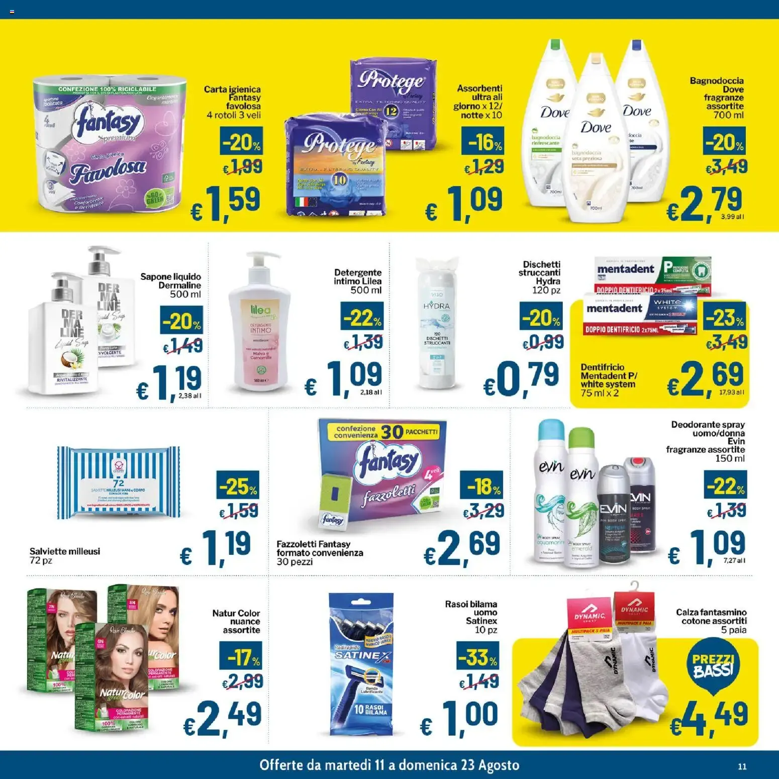 Qui Discount volantino dal 11/08/2026 - online Offerte da 11 agosto a 23 agosto di 2026 - Pagina del volantino 11