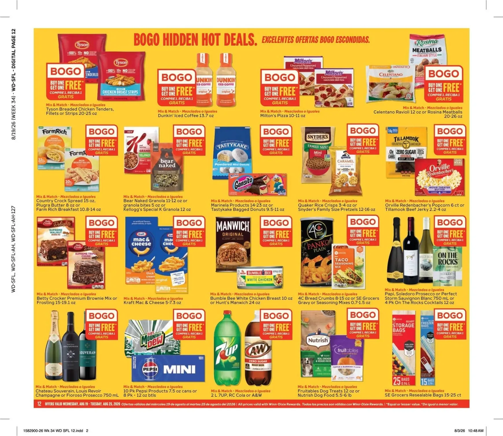 Weekly ad Current Winn-Dixie leaflet valid from Wednesday 08/19/2026 to Tuesday 08/25/2026 from August 19 to August 25 2026 - Page 12