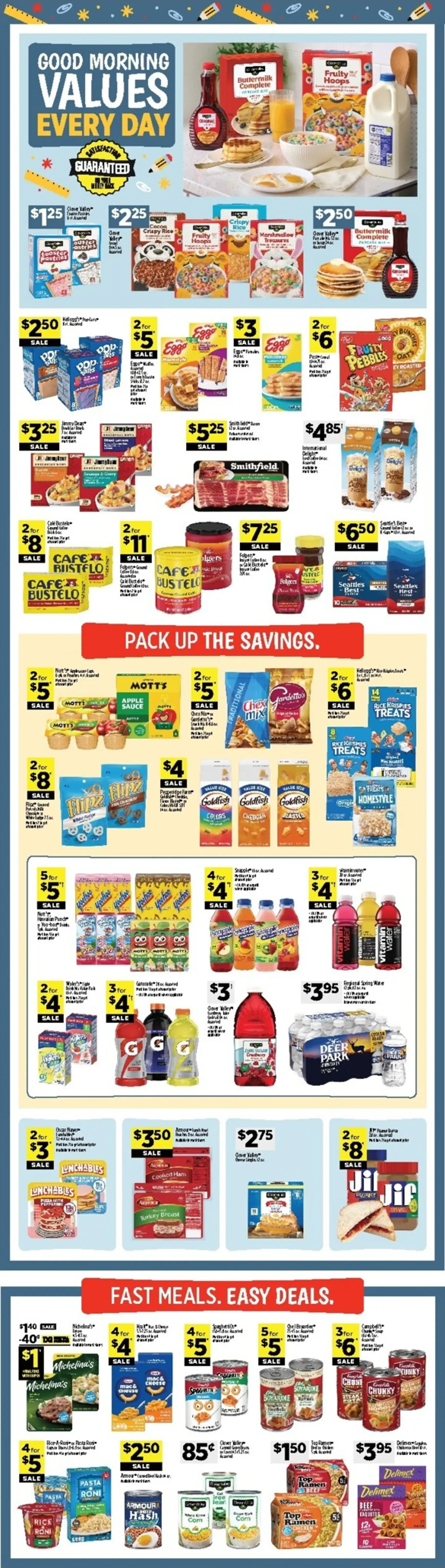 Weekly promotion Current Dollar General leaflet valid from Sunday 08/16/2026 to Saturday 08/22/2026 spanning from August 16 to August 22 2026 - Page 4 for Catalogue 365