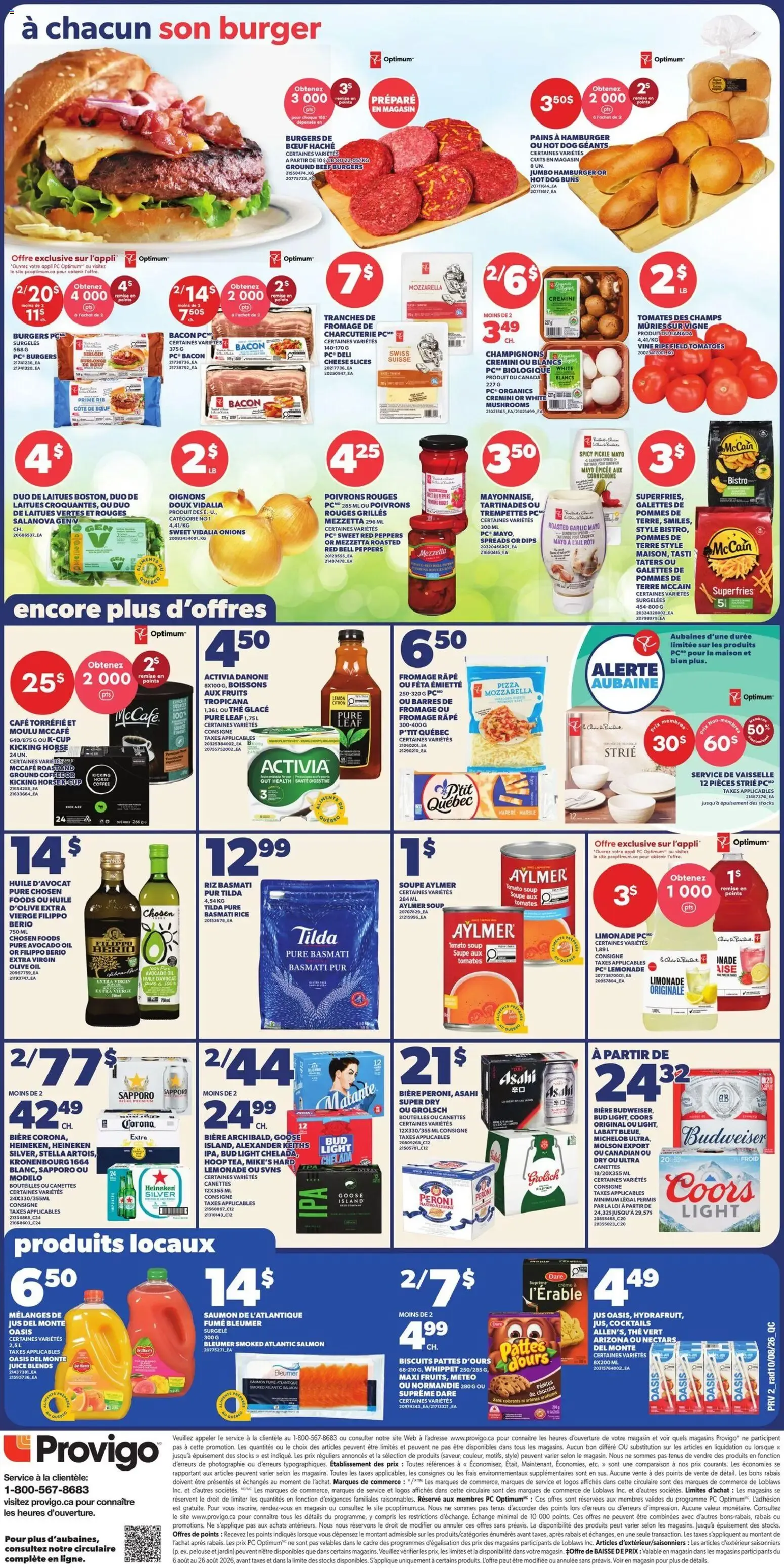Provigo weekly flyer / circulaire from Aug 13, 2026 > weekly specials & deals from August 13 to August 19 2026 - flyer page 3