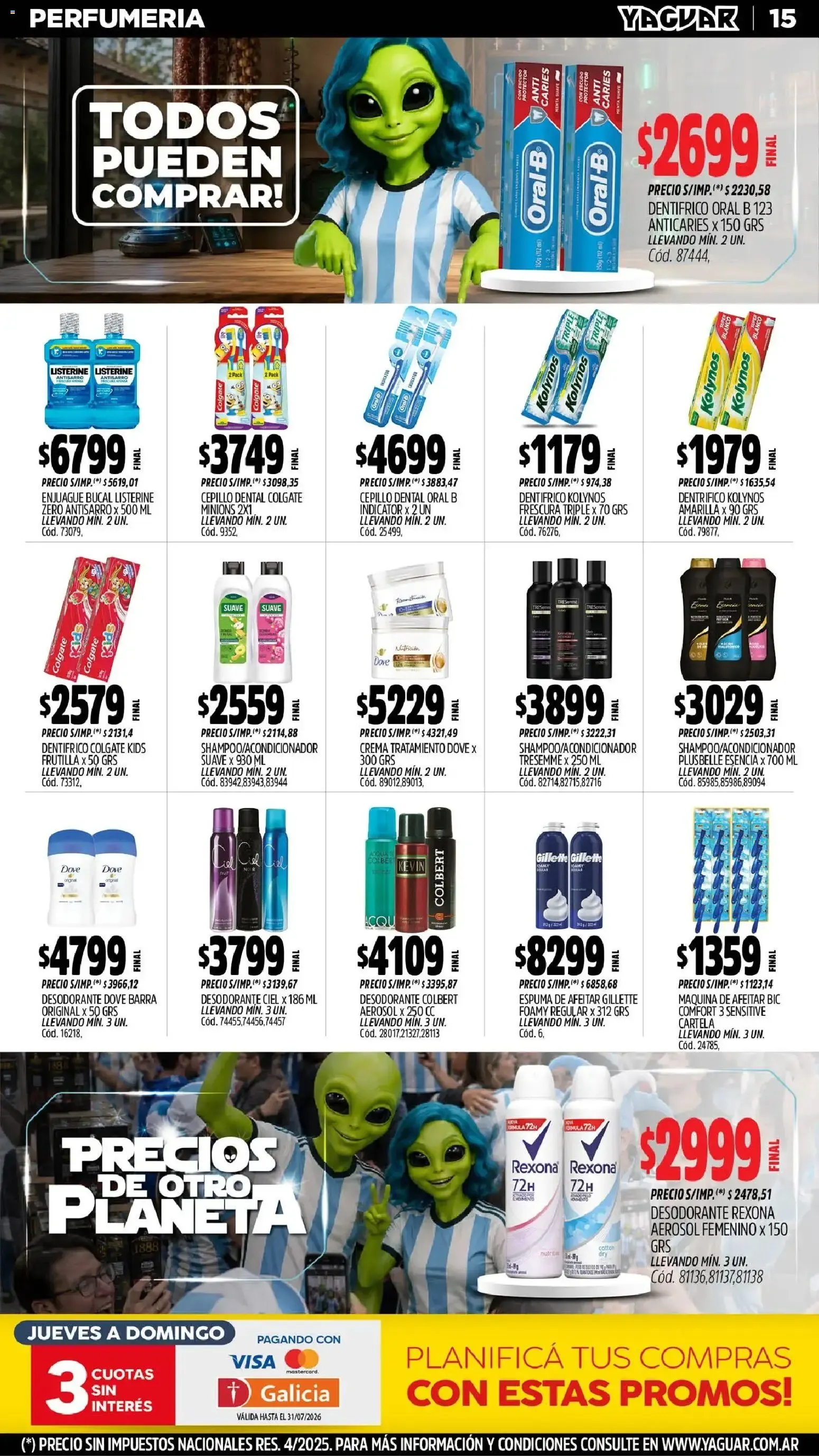 Ofertas de Yaguar - Oferta Semanal Chaco del 29/06/2026 - 04/07/2026 29 de junio al 4 de julio 2026 - Página 15 del catálogo