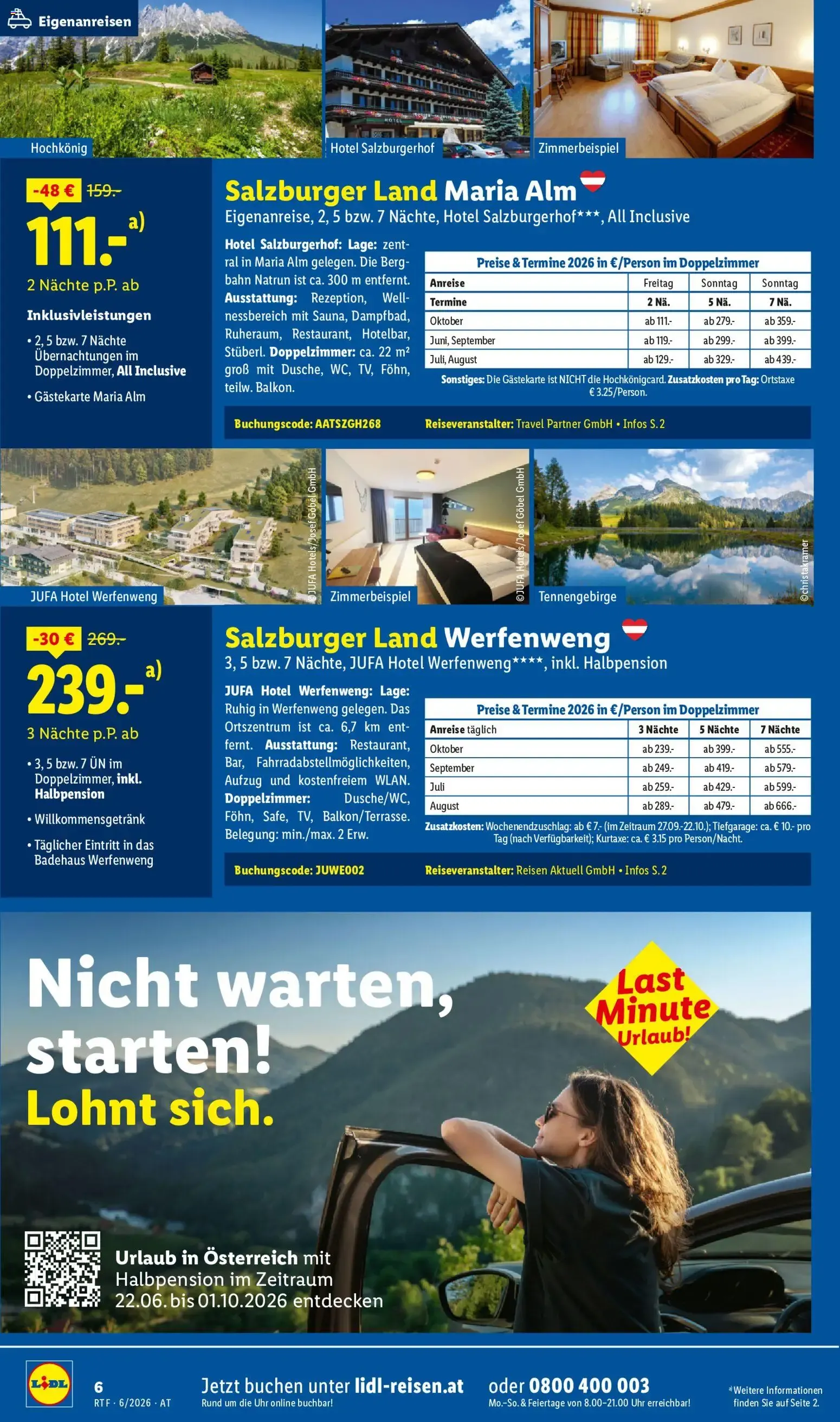 Lidl Reisen - Traumurlaub von 13. Juni bis 15. Juli 2026 - Flugblätt seite  6