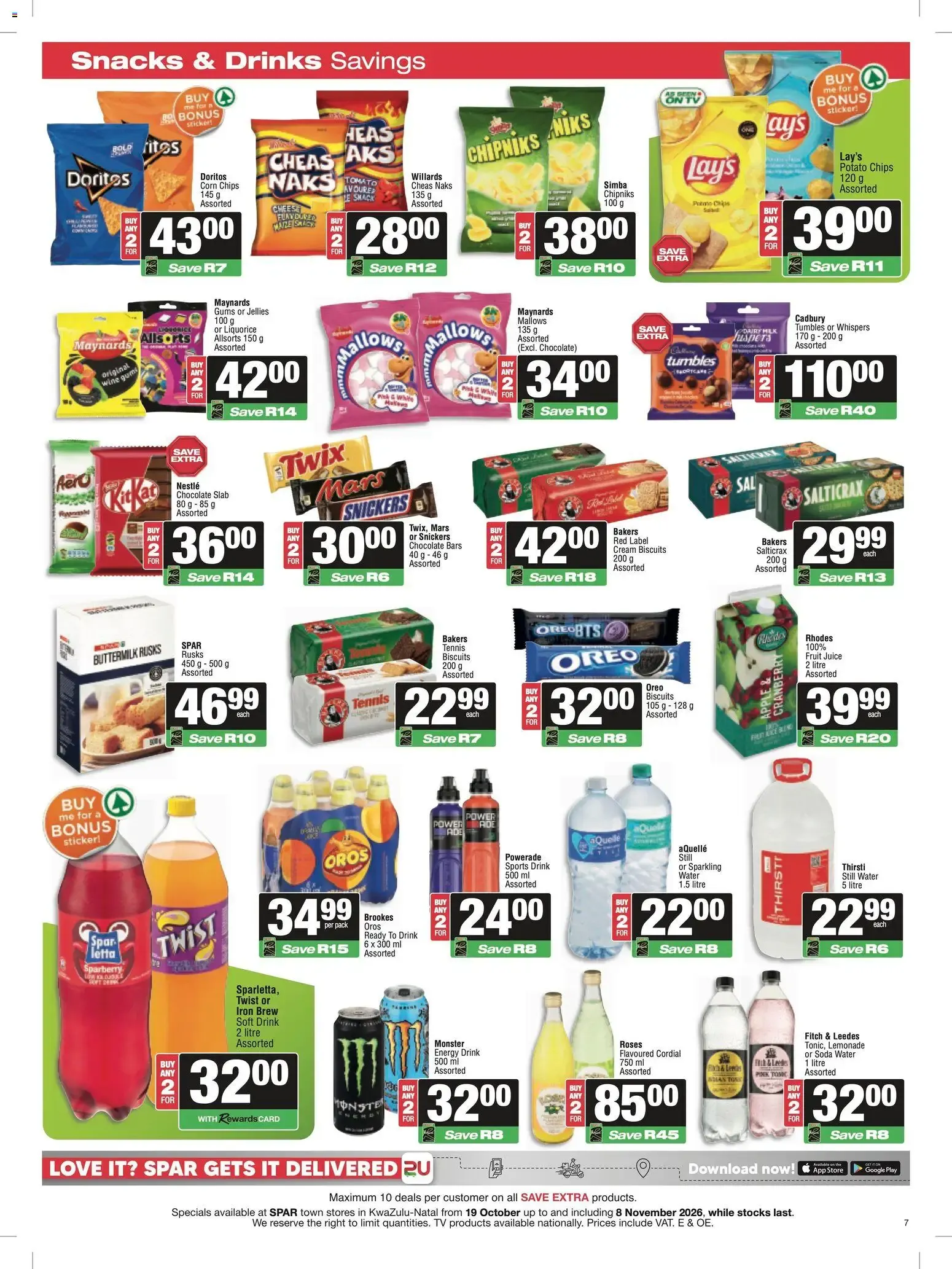 Spar Specials (19/10/2026 - 08/11/2026) Online from 19 October to 8 November 2026 - Catalogue Page 7