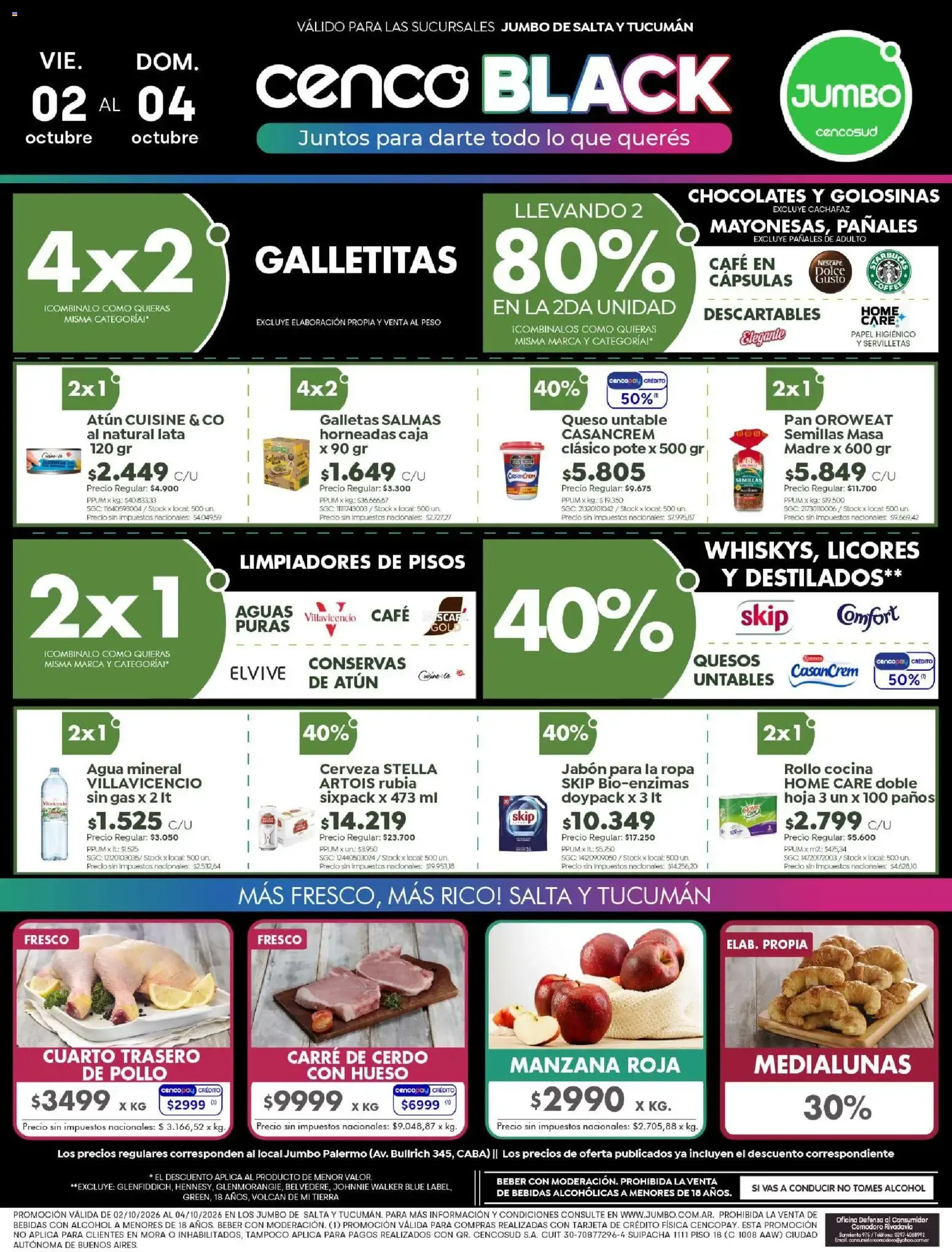 Ofertas de Jumbo ofertas del 02/10/2026 - 04/10/2026 2 de octubre al 4 de octubre 2026 - Página 1 del catálogo