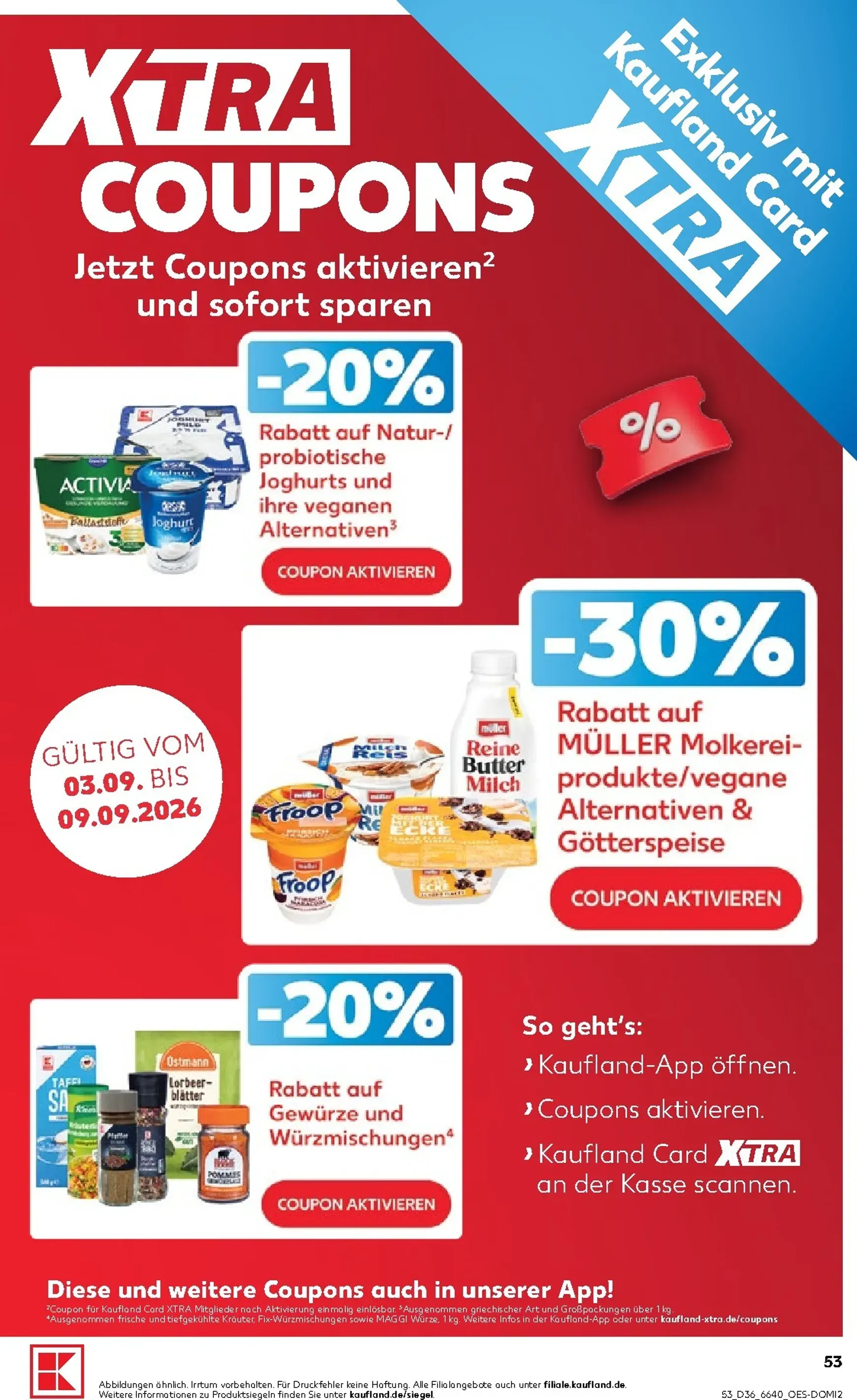 Neuer Kaufland Prospekt – von Donnerstag 03.09.2026 bis Mittwoch 09.09.2026 von 3. September bis 9. September 2026 - Prospekt seite 54