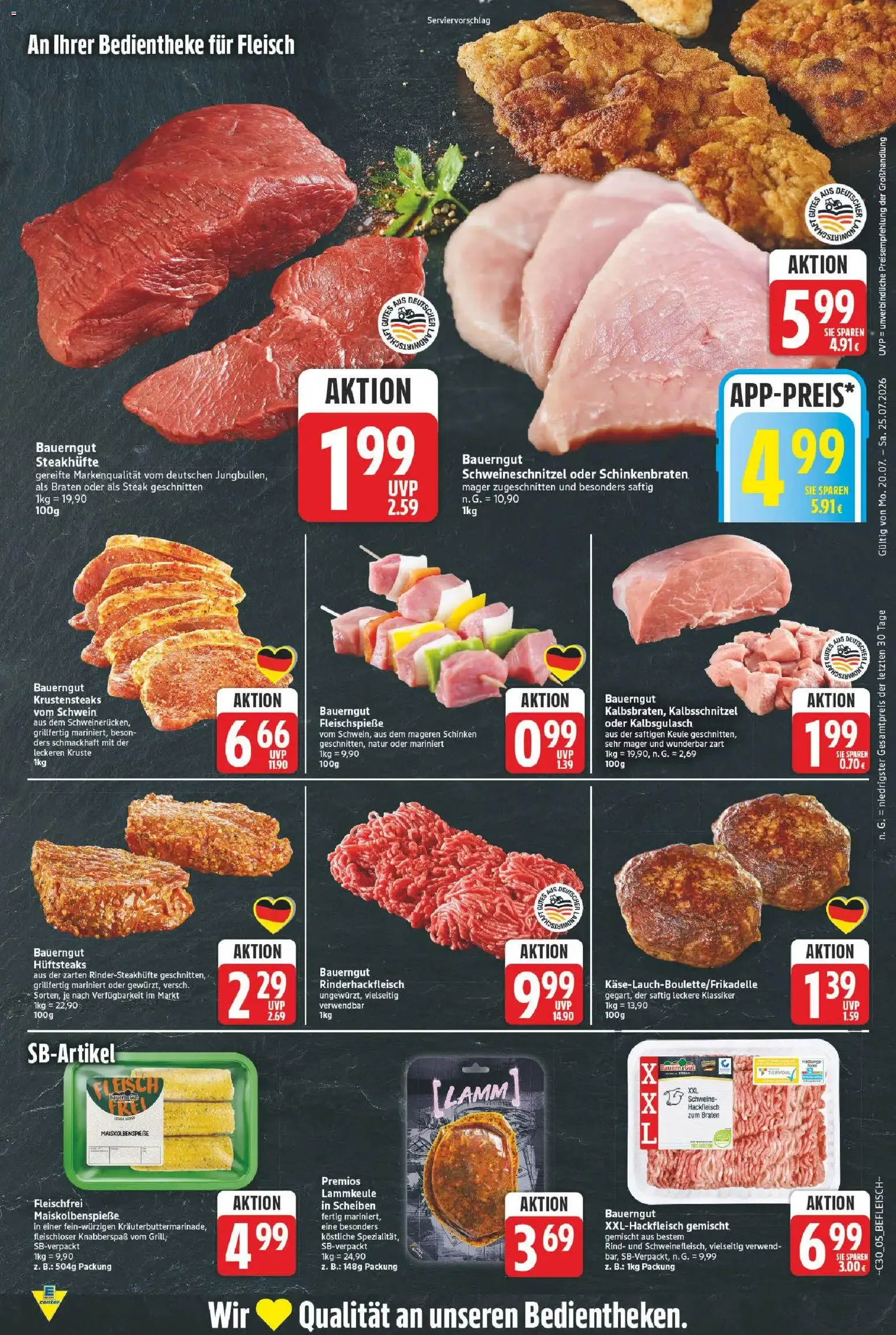 Edeka Center Prospekt von 20. Juli bis 25. Juli 2026 - Prospekt seite 6