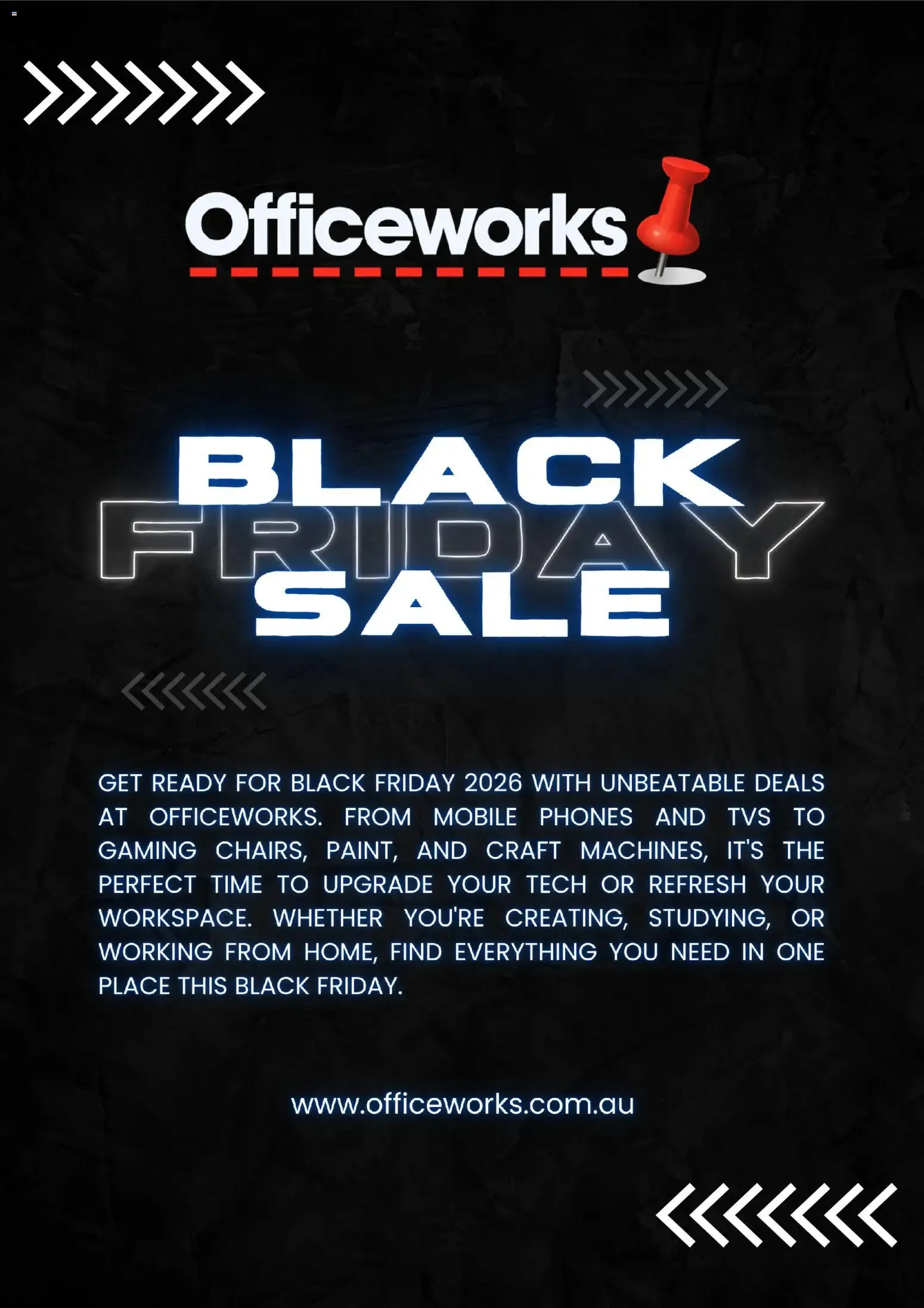 Officeworks Black Friday Sale - Catalogue valid from 8 October to 27 November 2026 - page 1