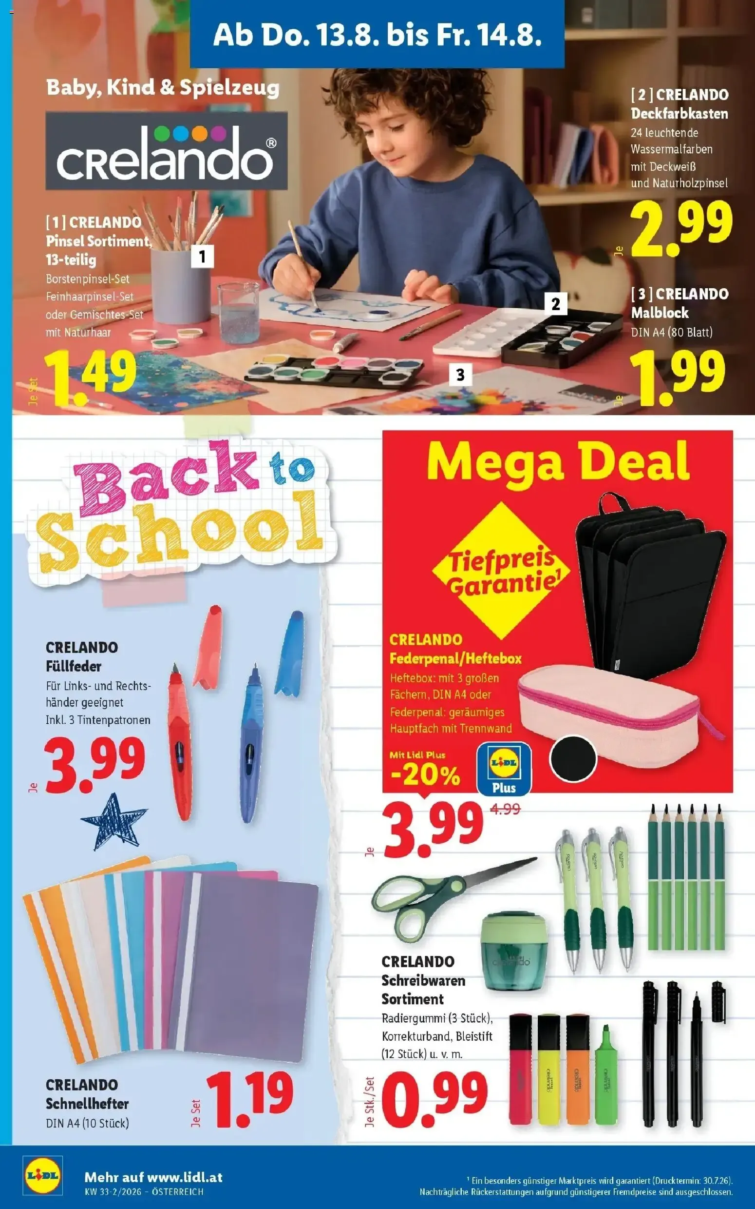 Mit Lidl Plus Österreichs günstigste Preise von 13. August bis 14. August 2026 - Flugblätt seite  18