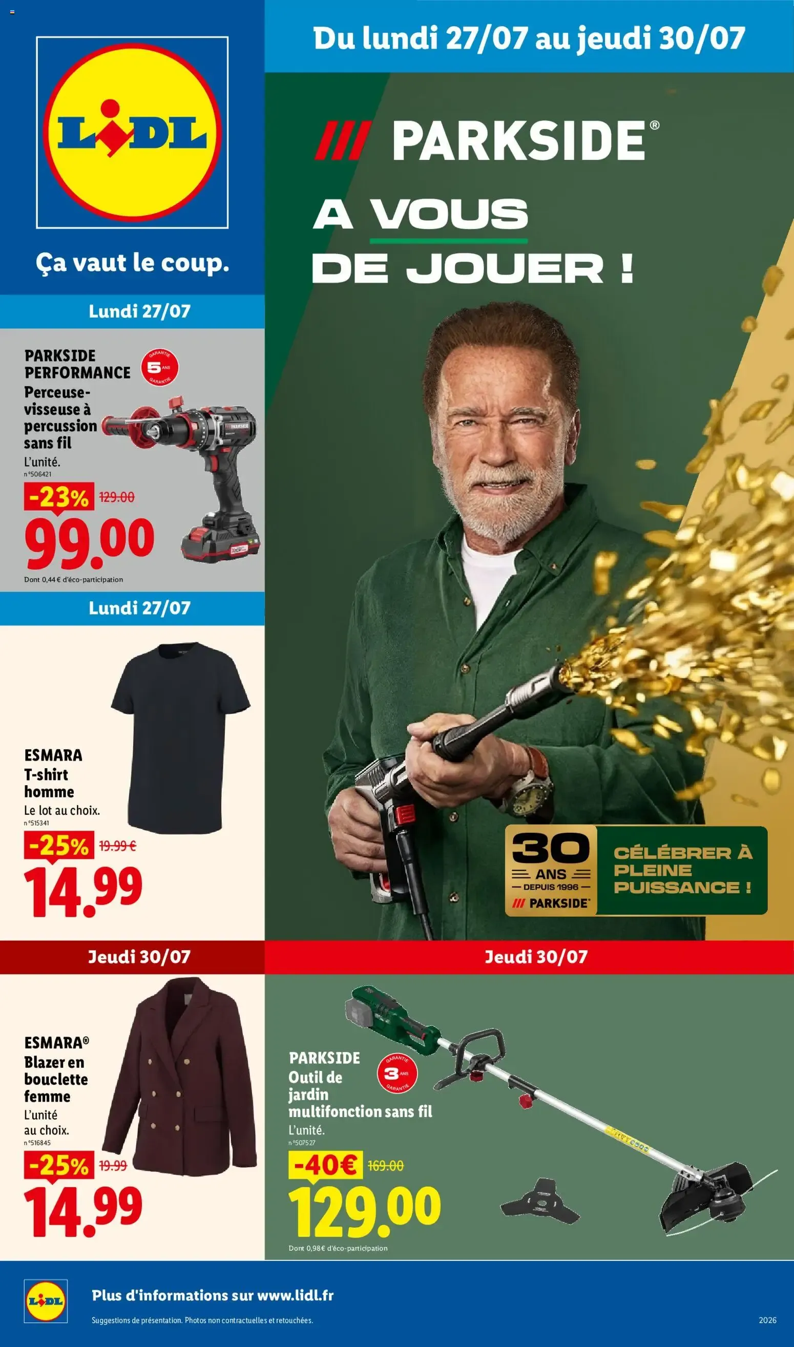 Catalogue LIDL du 27/07/2026 | Promo prospectus en ligne du 27 juillet au 30 juillet 2026 - Catalogue page 1