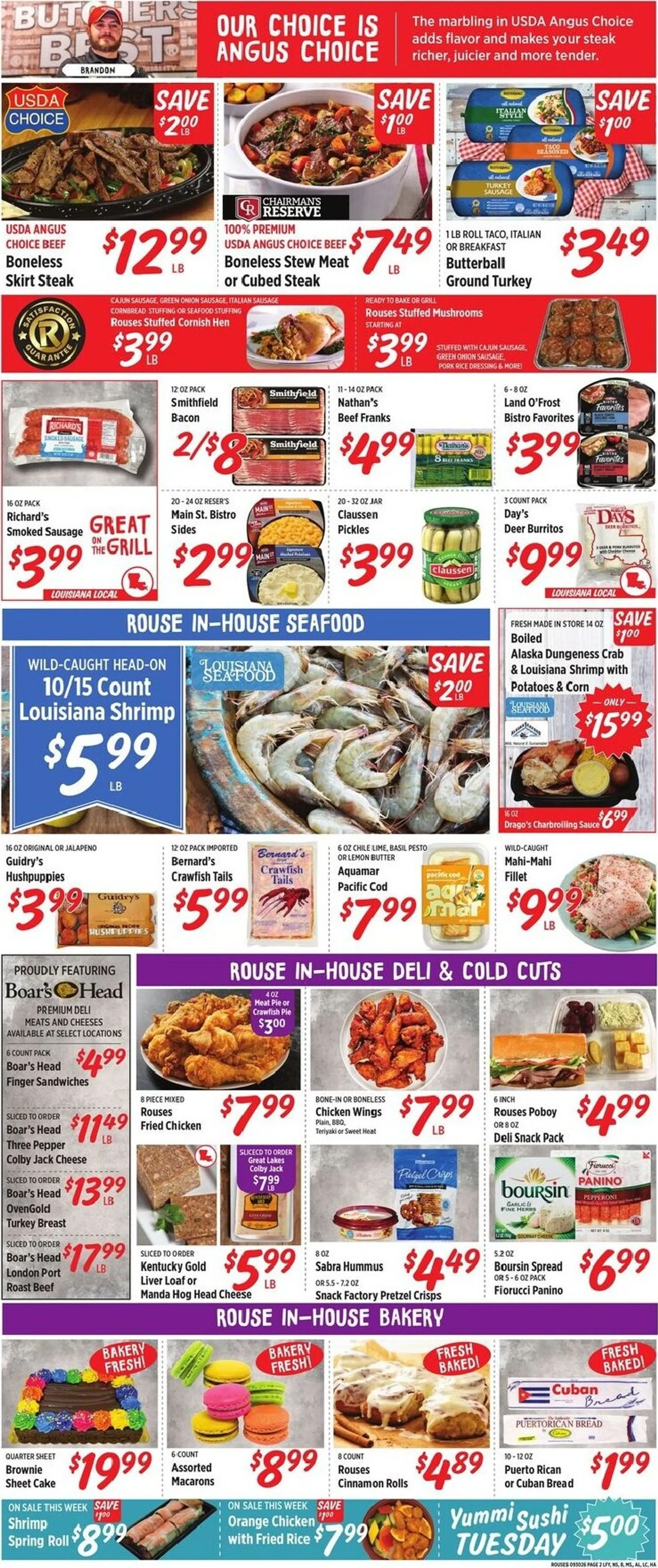 Weekly ad Rouses Markets Tailgating Headquarters from September 30 to October 7 2026 - Page 5