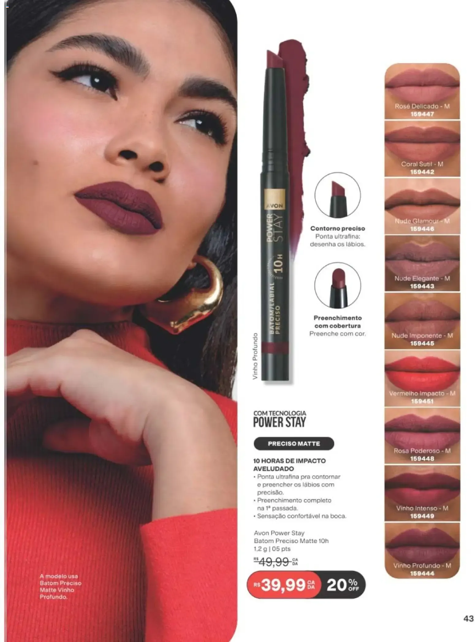 Encarte de Avon - Novo Sérum Lip Gloss - Ciclo 15/2026 21 de setembro até 12 de outubro 2026 - Pagina 43