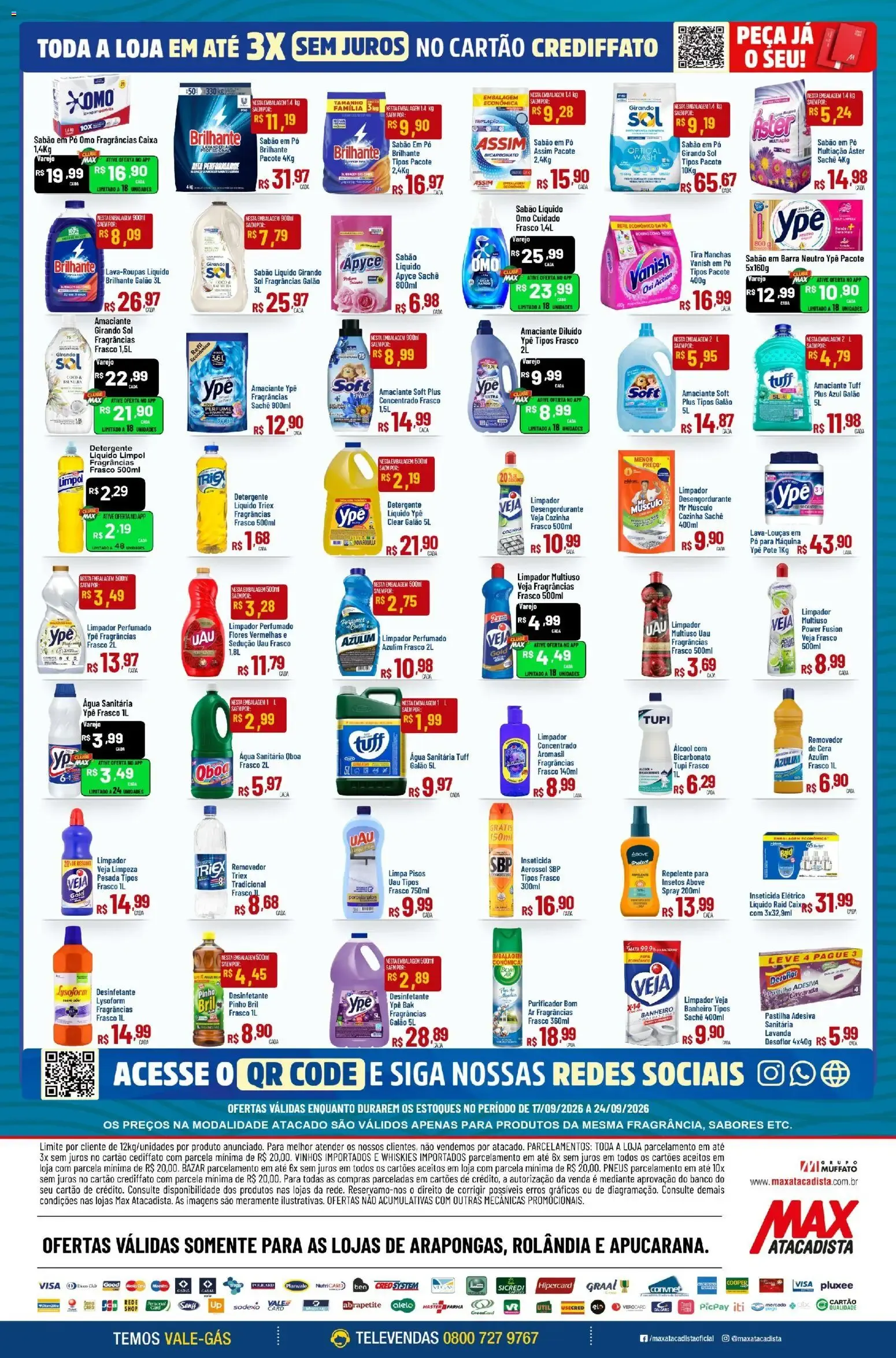 Encarte de Max Atacadista - Ofertas da semana de 17/09/2026 | Promoções Online 17 de setembro até 24 de setembro 2026 - Pagina 8