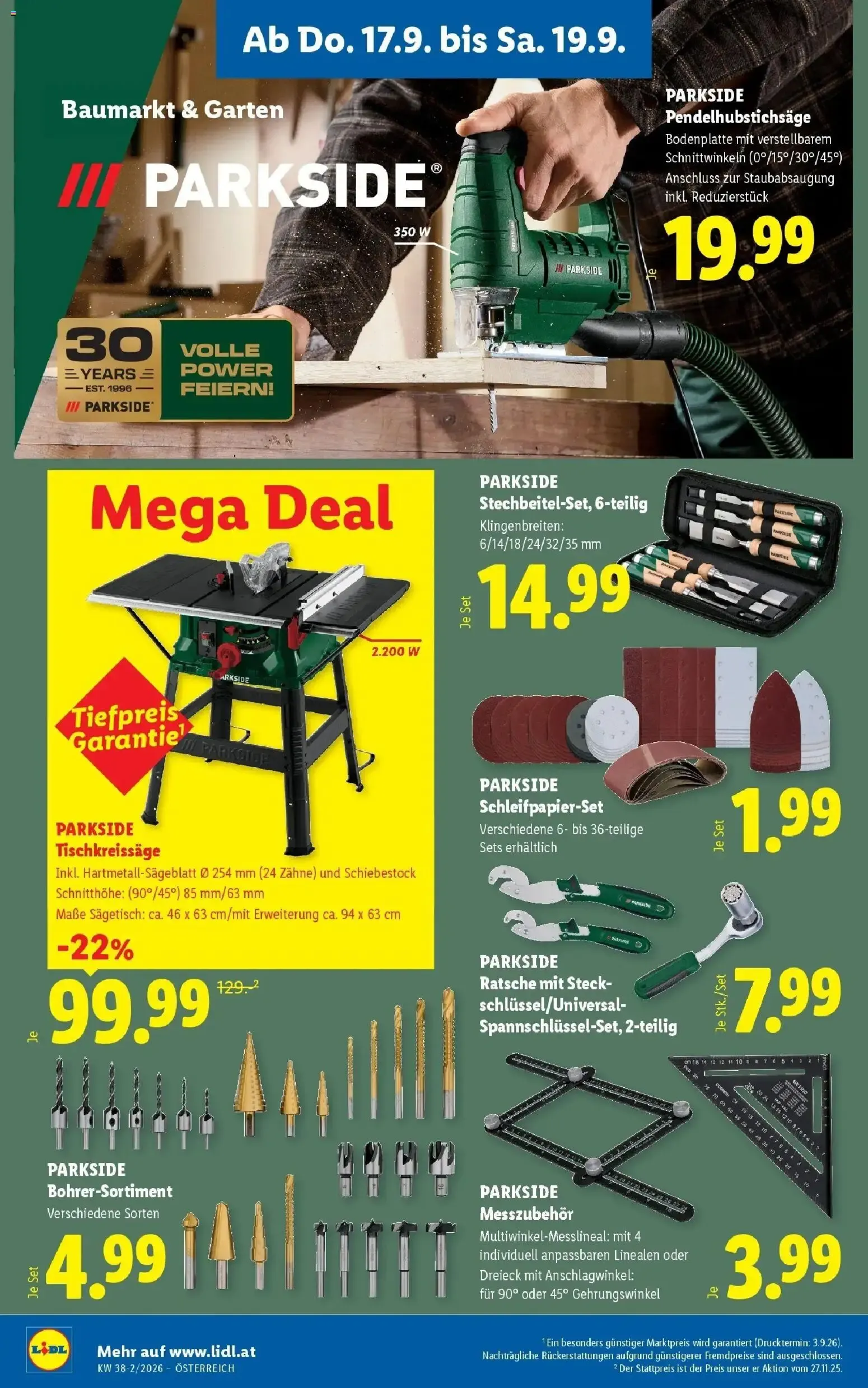 Lidl Aktion von 17. September bis 19. September 2026 - Flugblätt seite  22