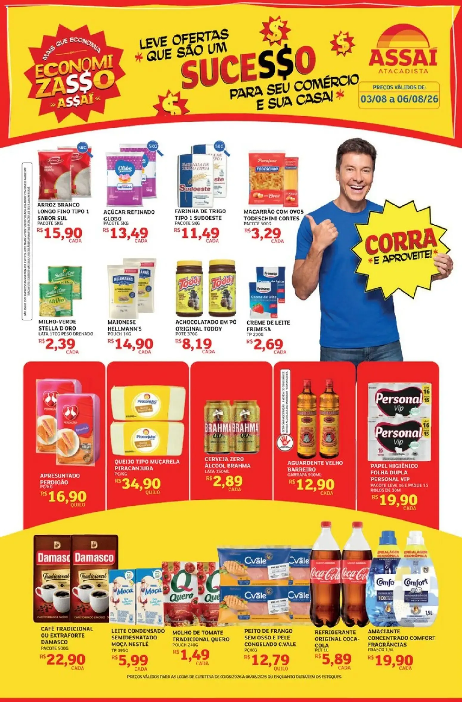 Encarte de Assaí Atacadista ofertas - PR de 03/08/2026 | Promoções Online 3 de agosto até 6 de agosto 2026 - Pagina 1