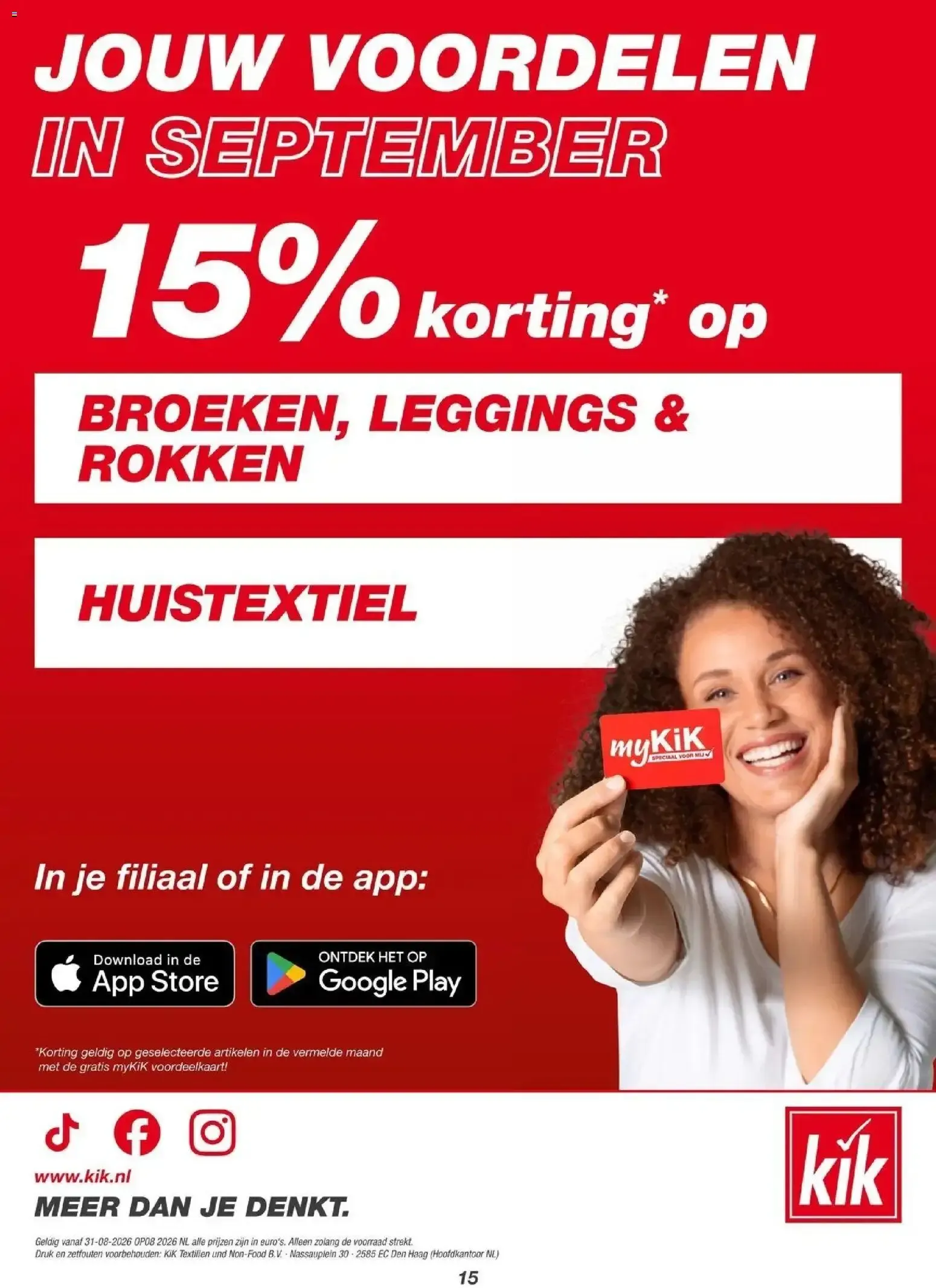 Kik: Meer voor de herfst en de bijzondere momenten. van 31 augustus tot 6 september 2026 - Folder pagina 15